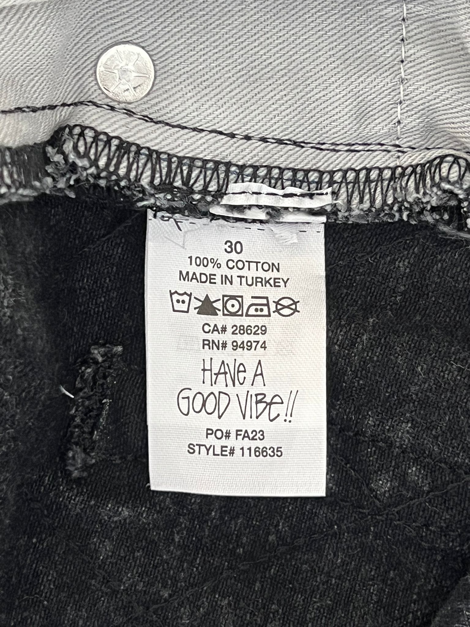 Japanese Brand × Stussy Stussy big'ol Black Quilted Denim pants **RARE** Size US 30 / EU 46 - 5 Thumbnail
