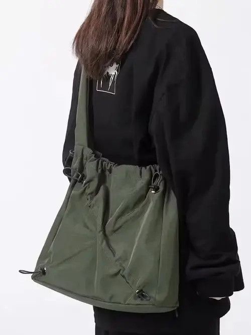 Japanese Brand × Unowned Bag Military utility ruched nylon messenger bag shoulder bag Size ONE SIZE - 2 Thumbnail