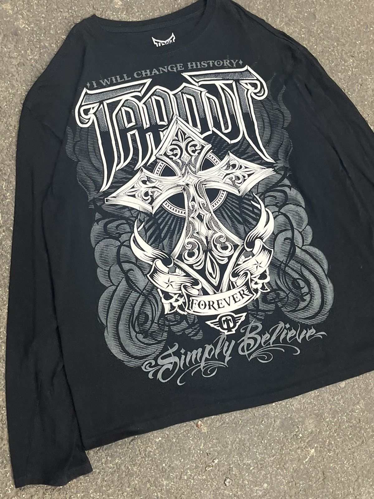 Tapout × Vintage Tapout y2k skater grunge longsleeve streetwear opium hype Size US XXL / EU 58 / 5 - 3 Thumbnail