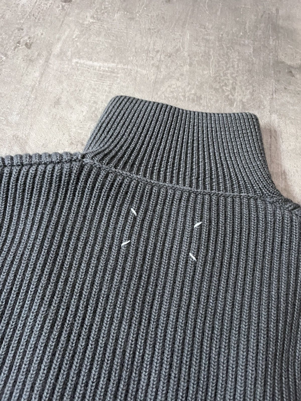 Maison Margiela Maison Margiela S/S 2008 Quarter zip Drivers wool sweater Size US M / EU 48-50 / 2 - 6 Thumbnail