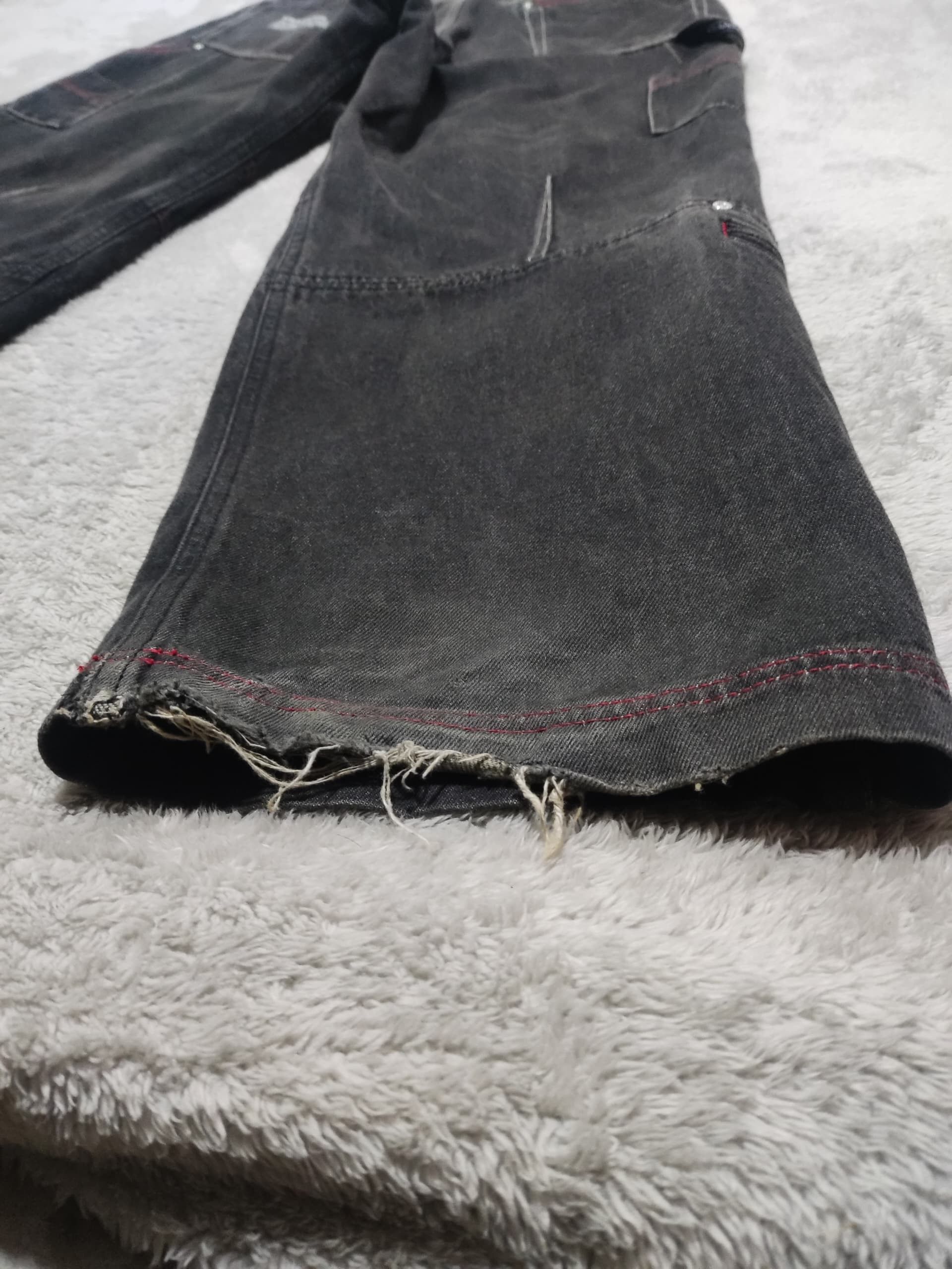 Japanese Brand 2000s Vintage Transer Hip Hop Culture Jnco Baggy Jeans Size US 34 / EU 50 - 13 Thumbnail