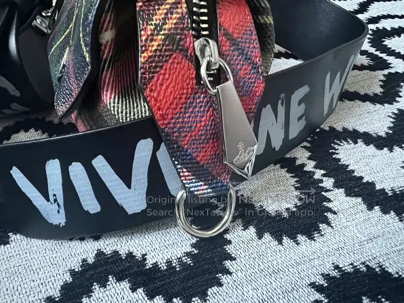 Vivienne Westwood Vivienne Westwood size os Wide Leather Belt Tartan Bag Size ONE SIZE - 4 Thumbnail