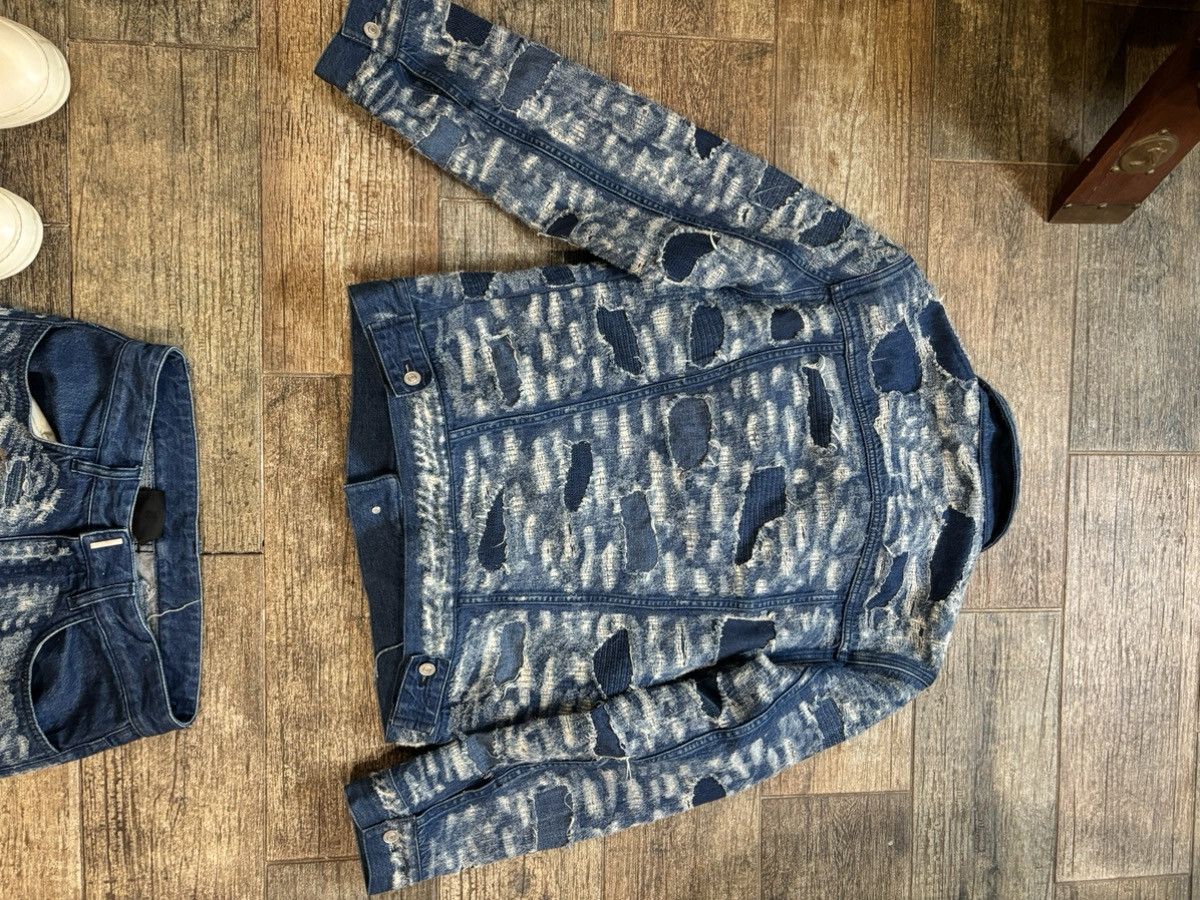 Givenchy Distressed Boro Denim Jacket and Jeans Size US 29 - 3 Thumbnail