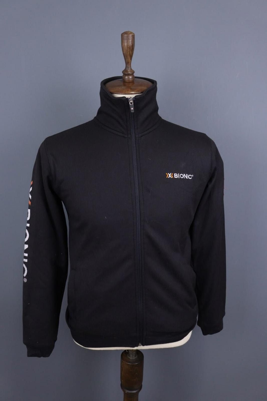 Designer X-Bionic Black Sweat Switzerland Flag Track Jacket Size S Size US S / EU 44-46 / 1 - 1 Thumbnail