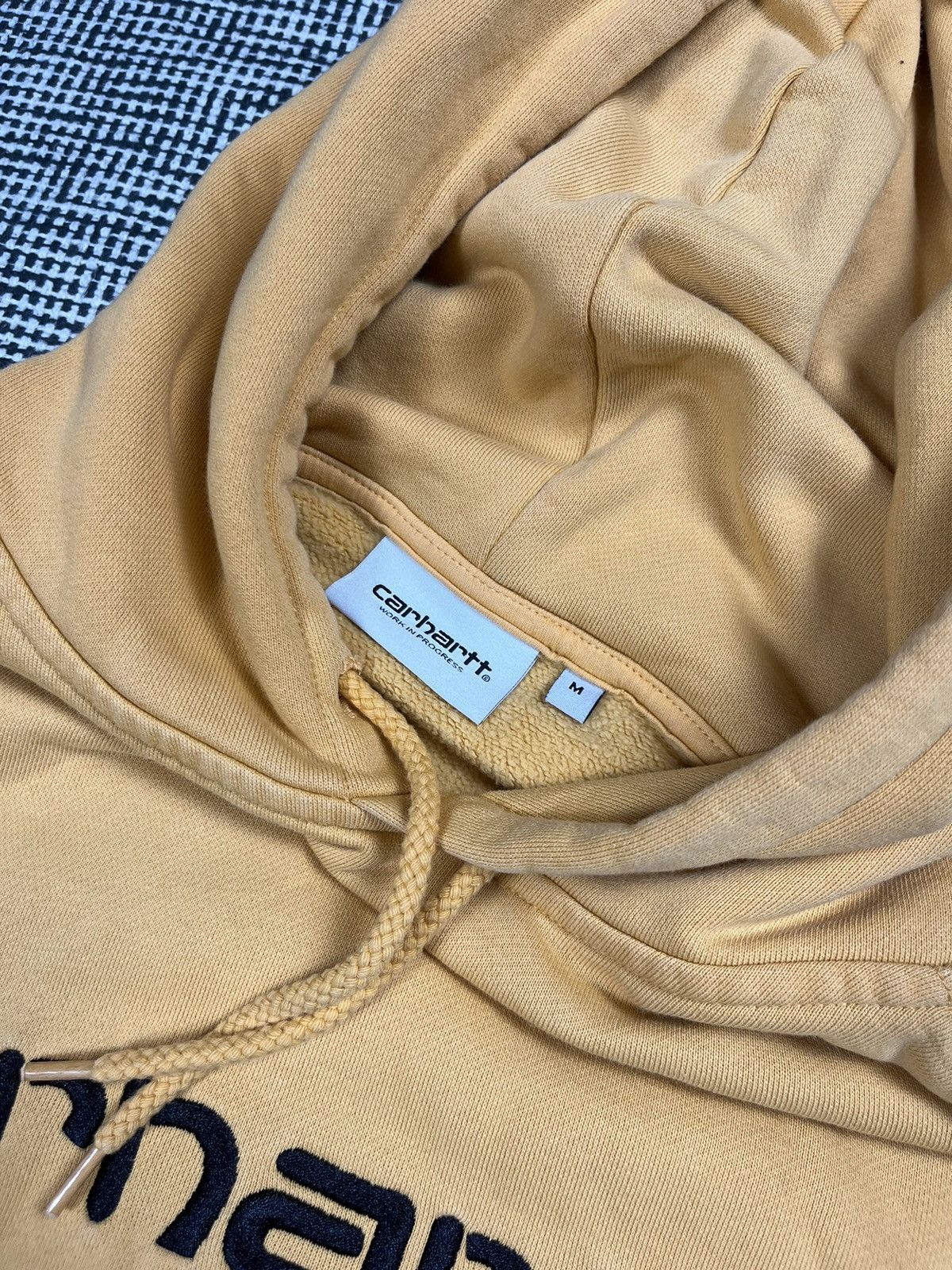 Carhartt × Carhartt Wip Carhartt wip yellow spellout logo hoodie Size M / US 6-8 / IT 42-44 - 3 Thumbnail