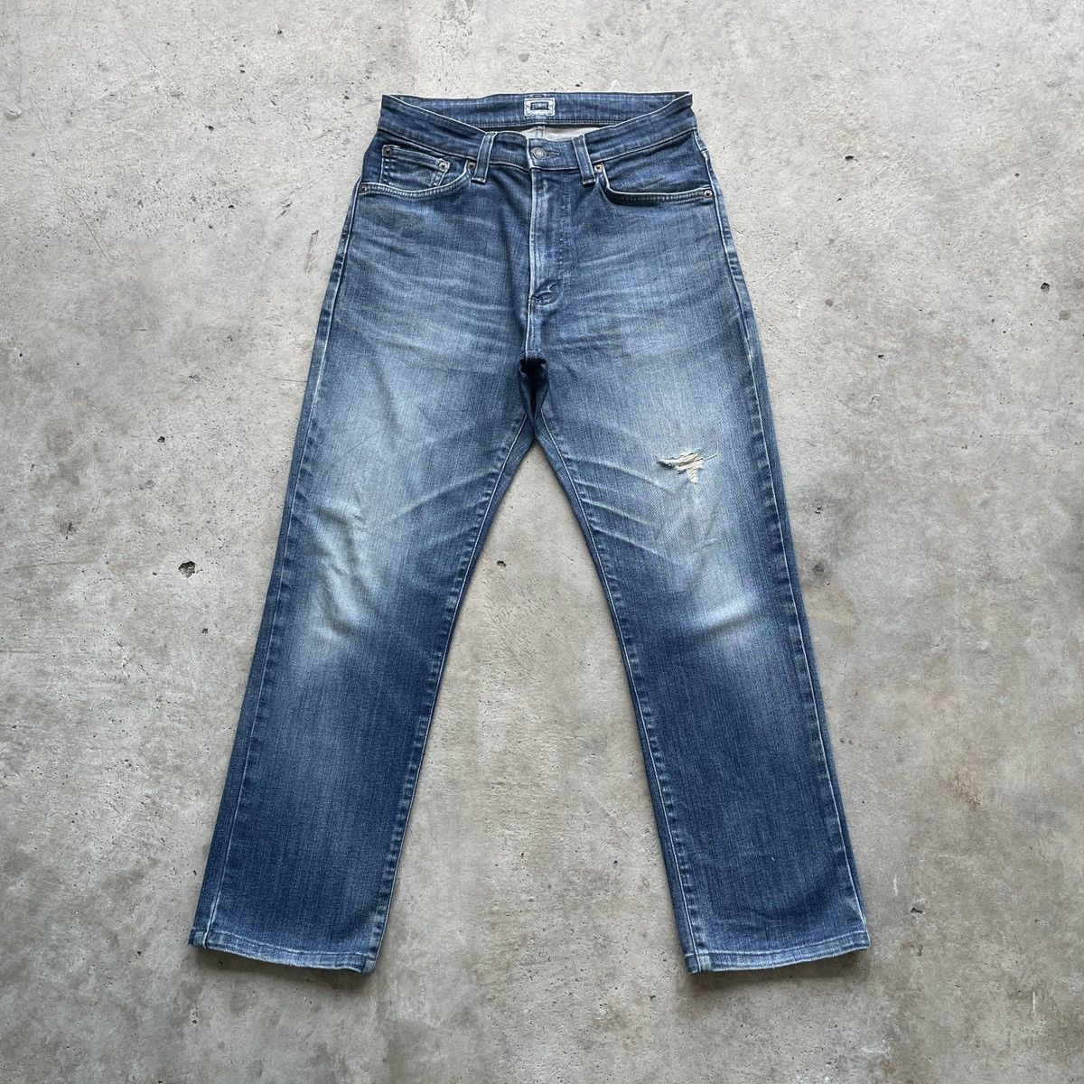 Japanese Brand W29 Vintage Edwin Denim Faded Distressed Pants Jeans Size US 29 - 1 Thumbnail