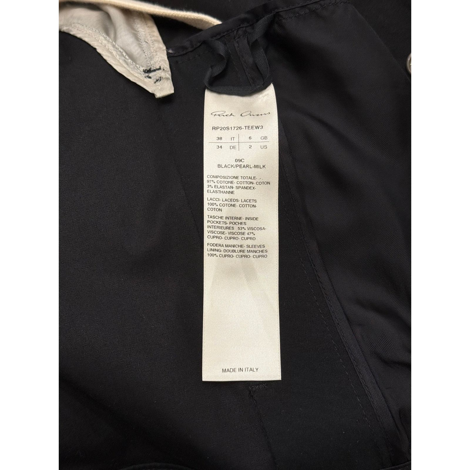 Rick Owens S/S2020 Rick Owens "Tecuatl" Megalace worker jacket Size S / US 4 / IT 40 - 10 Thumbnail