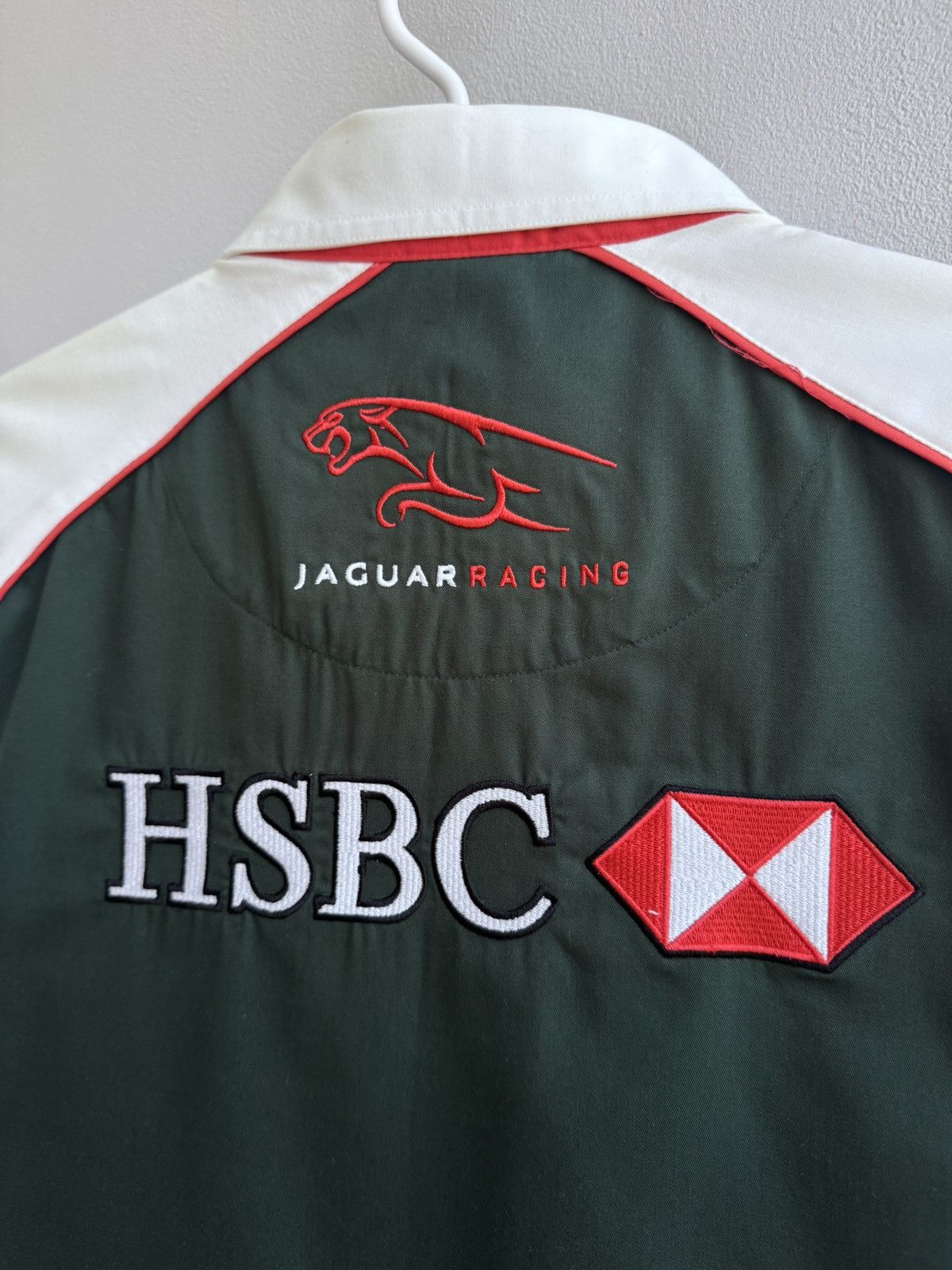 Formula 1 Jaguar Racing 2003 HSBC Formula 1 F1 Racing Button Up Shirt Size US XXL / EU 58 / 5 - 17 Thumbnail