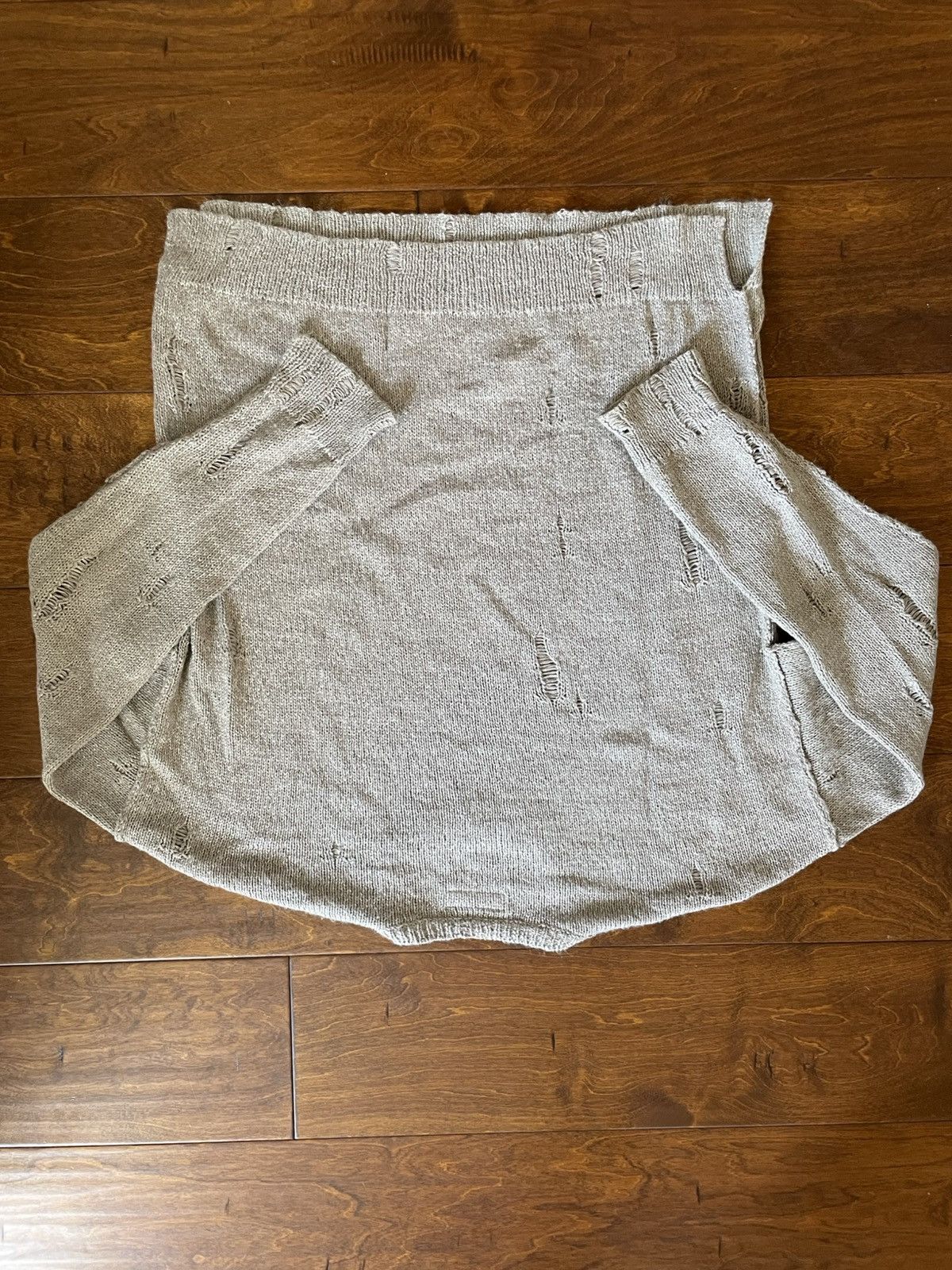 Allsaints Allsaints Destroyed Crew Sweater Size US XL / EU 56 / 4 - 4 Thumbnail