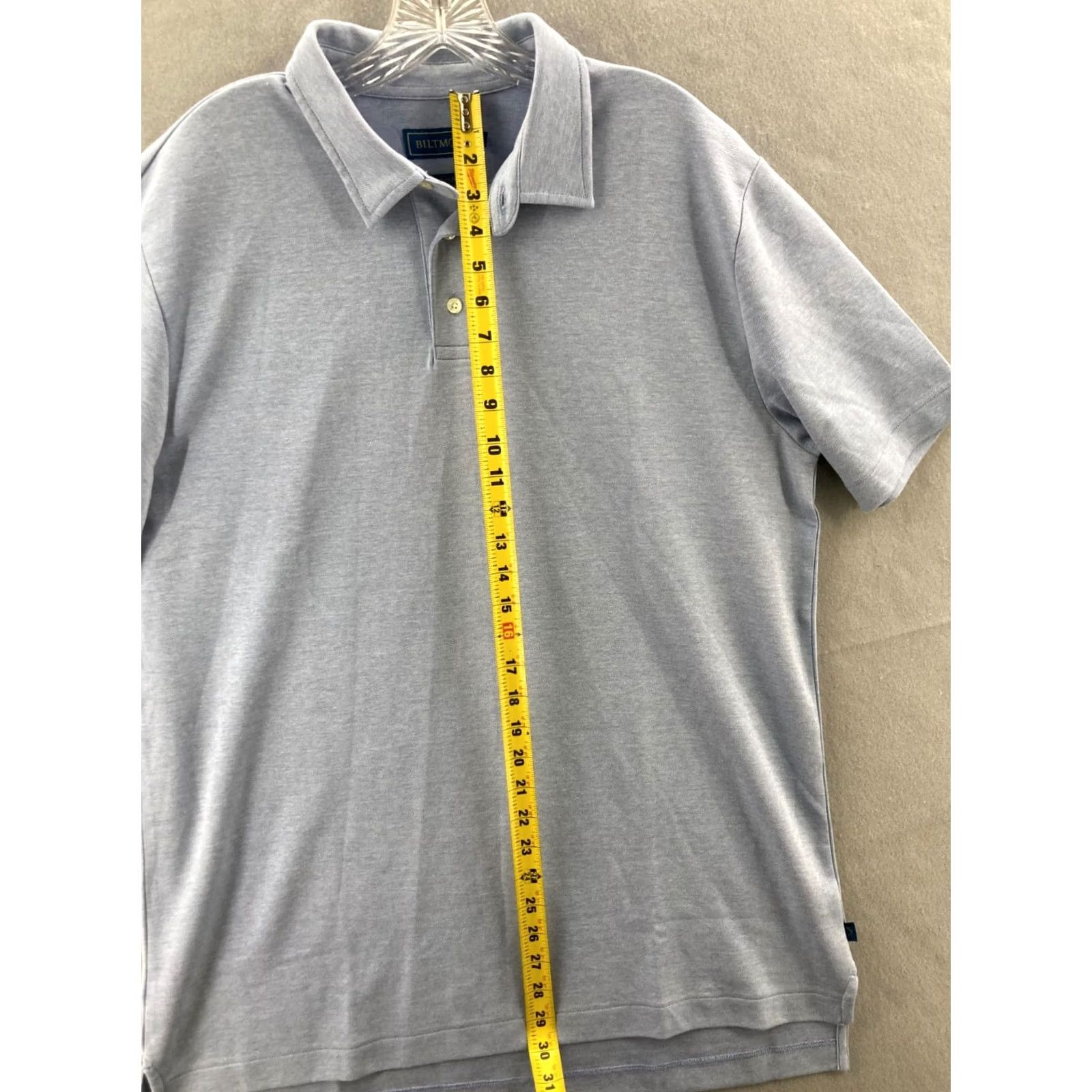 Vintage Biltmore Shirt Mens L Blue Short Sleeve Polo Casual Sports 90s Theme Womens Mens Girls Size US L / EU 52-54 / 3 - 4 Thumbnail
