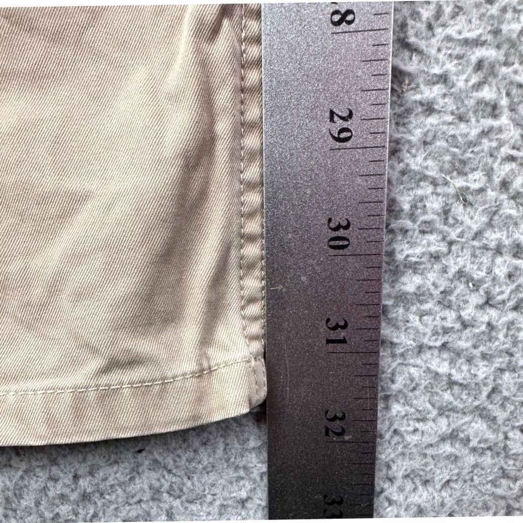 Bonobos Bonobos Khakis Pants Mens 35X32 Beige Stretch Chino Flat Front Casual Pocket(Front) w/ Button Zip Size US 35 - 7 Thumbnail