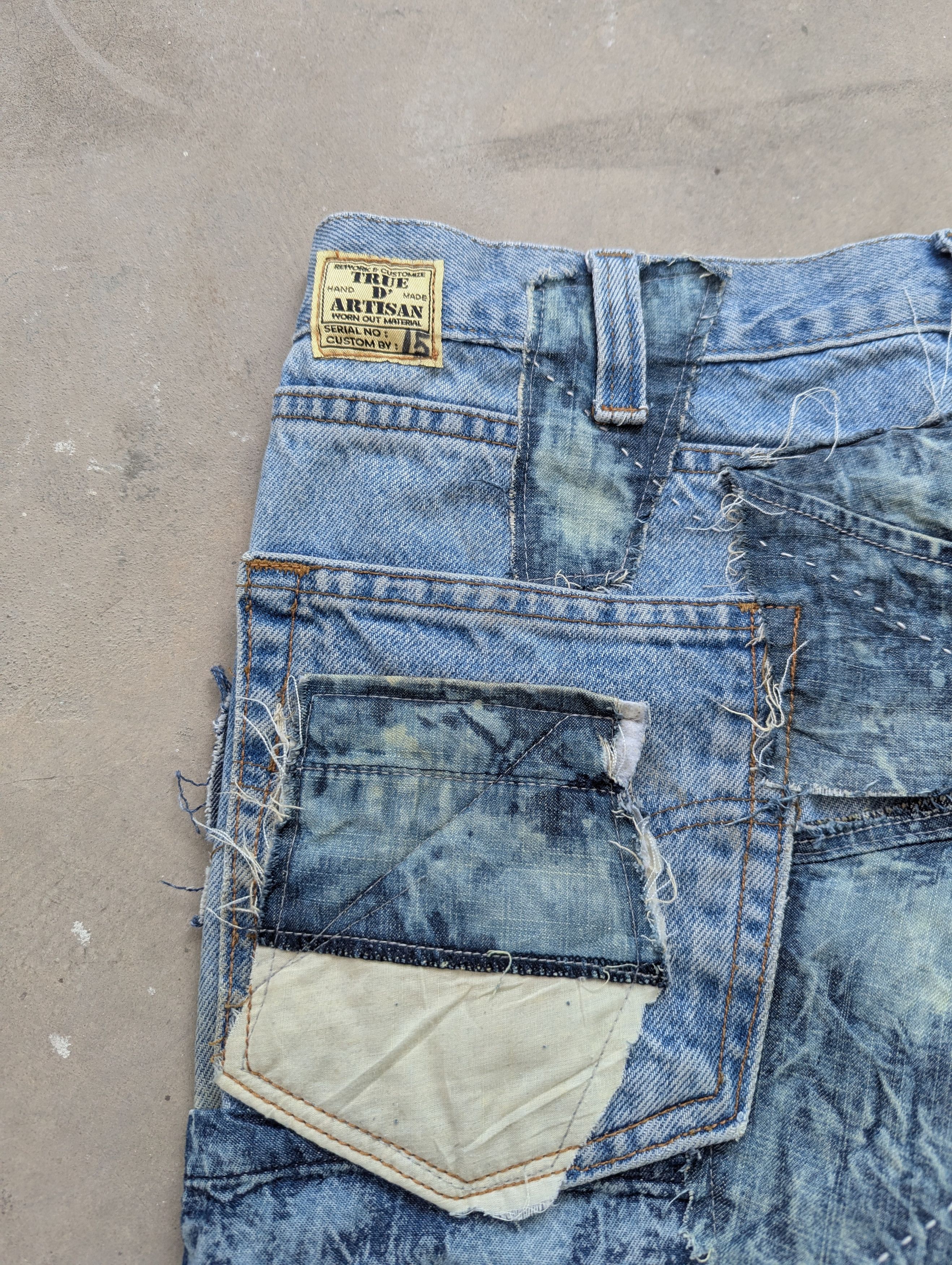 Carhartt × Vintage TODAY OFFER 💥 1/1 Carhartt Reconstructed Denim Sashiko Boro Size US 36 / EU 52 - 13 Thumbnail