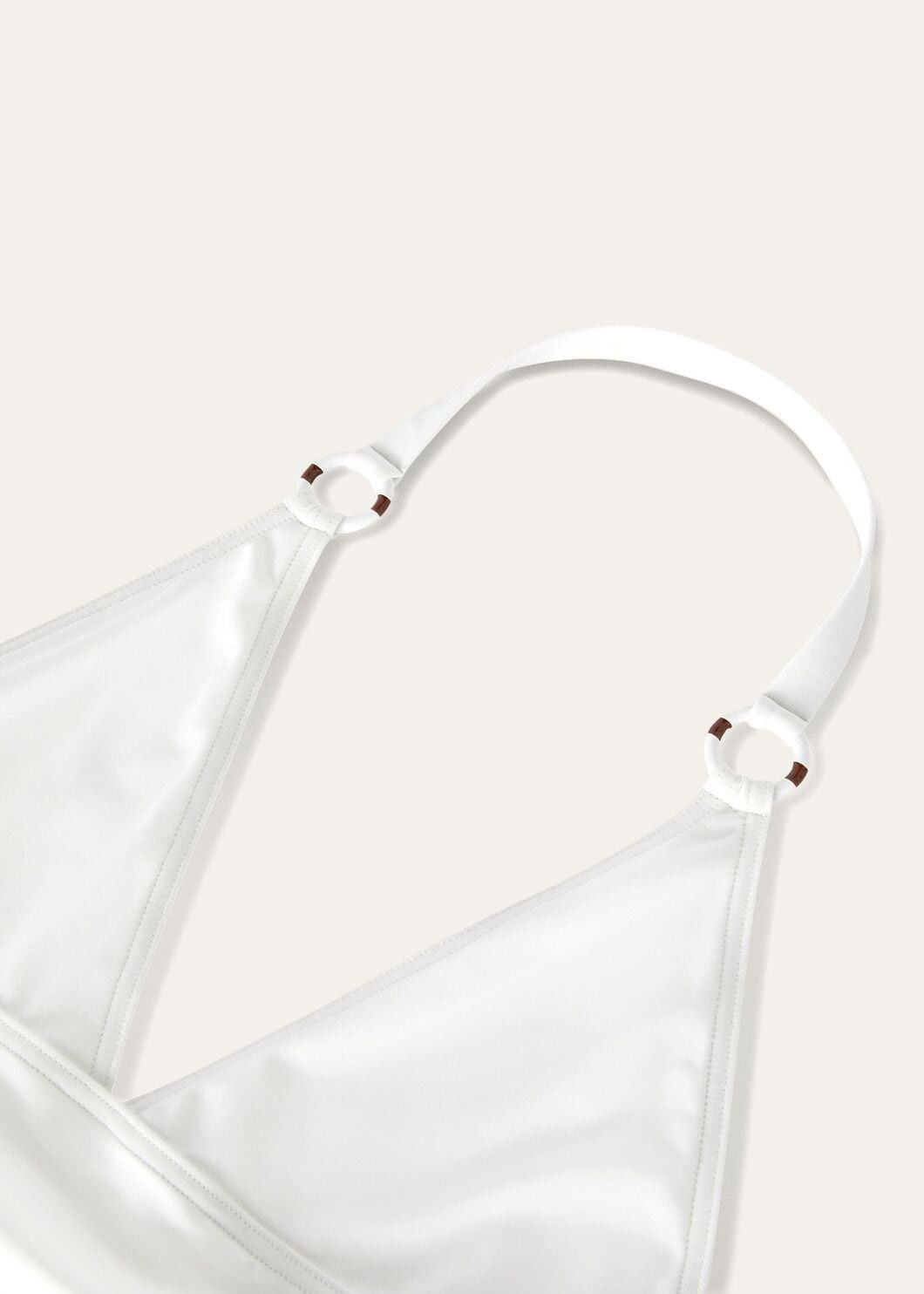 Loro Piana o1srvl11e0725 FAM9330 One-piece Swimsuit in White Size L / US 10 / IT 46 - 4 Thumbnail