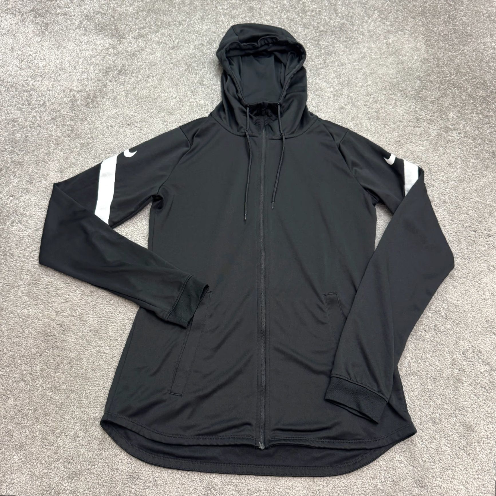 Nike Nike Dri-Fit Strike 21 Full Zip Hoodie Active Jacket Womens Small Black Soccer Shirt Size S / US 4 / IT 40 - 2 Thumbnail