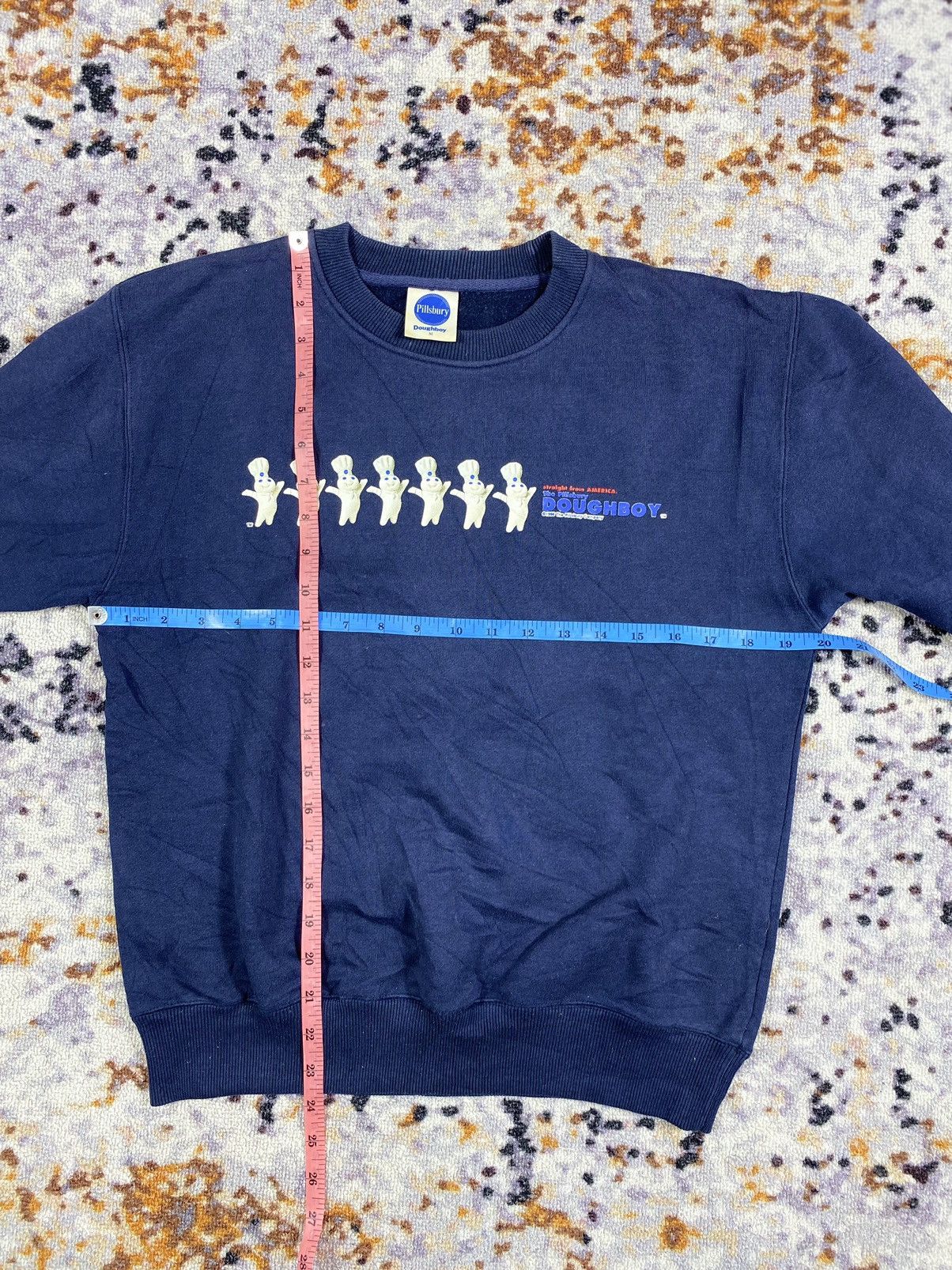 Cartoon Network × Vintage 90s Pillsbury Doughboy Sweatshirt Size US M / EU 48-50 / 2 - 7 Thumbnail