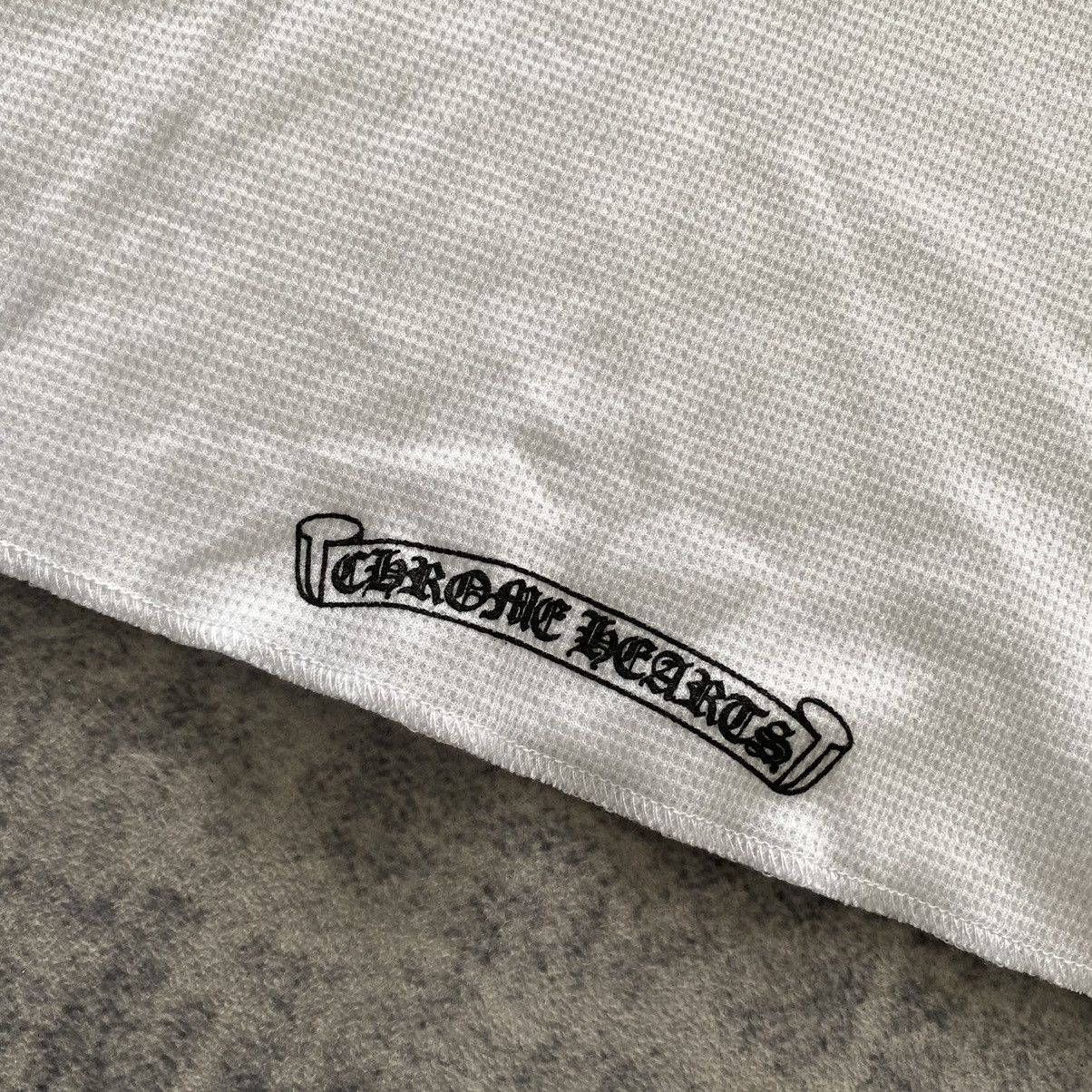 Chrome Hearts Chrome Hearts Scroll Thermal long t-shirt white Size L / US 10 / IT 46 - 7 Thumbnail