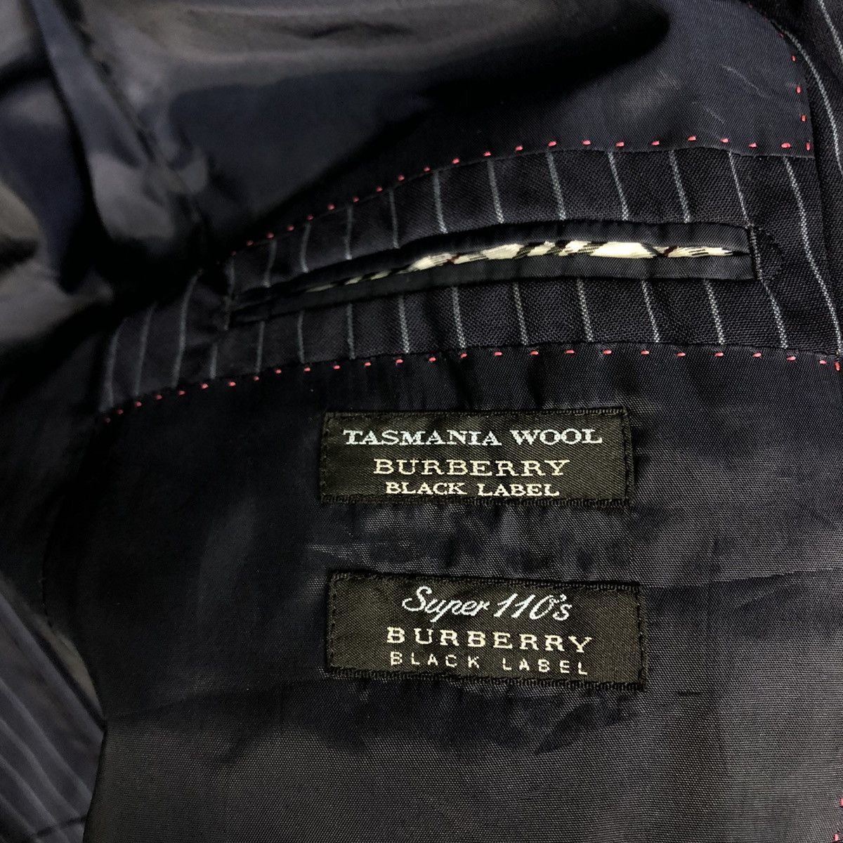 Burberry 🔥Vintage Burberry Black Label Double Breast Striped Jacket Size US M / EU 48-50 / 2 - 16 Thumbnail