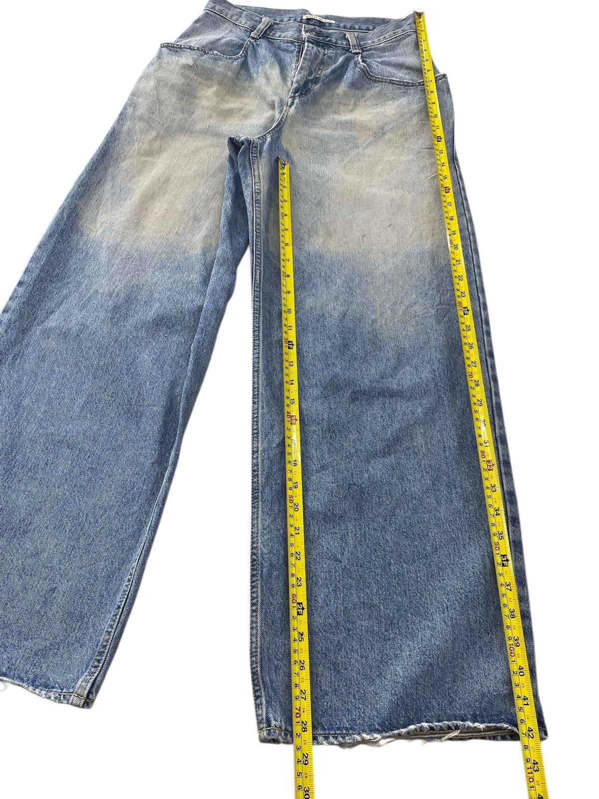 Japanese Brand Japanese Brand Mud Wash Style Baggy Leg Jeans Size US 28 / EU 44 - 8 Thumbnail