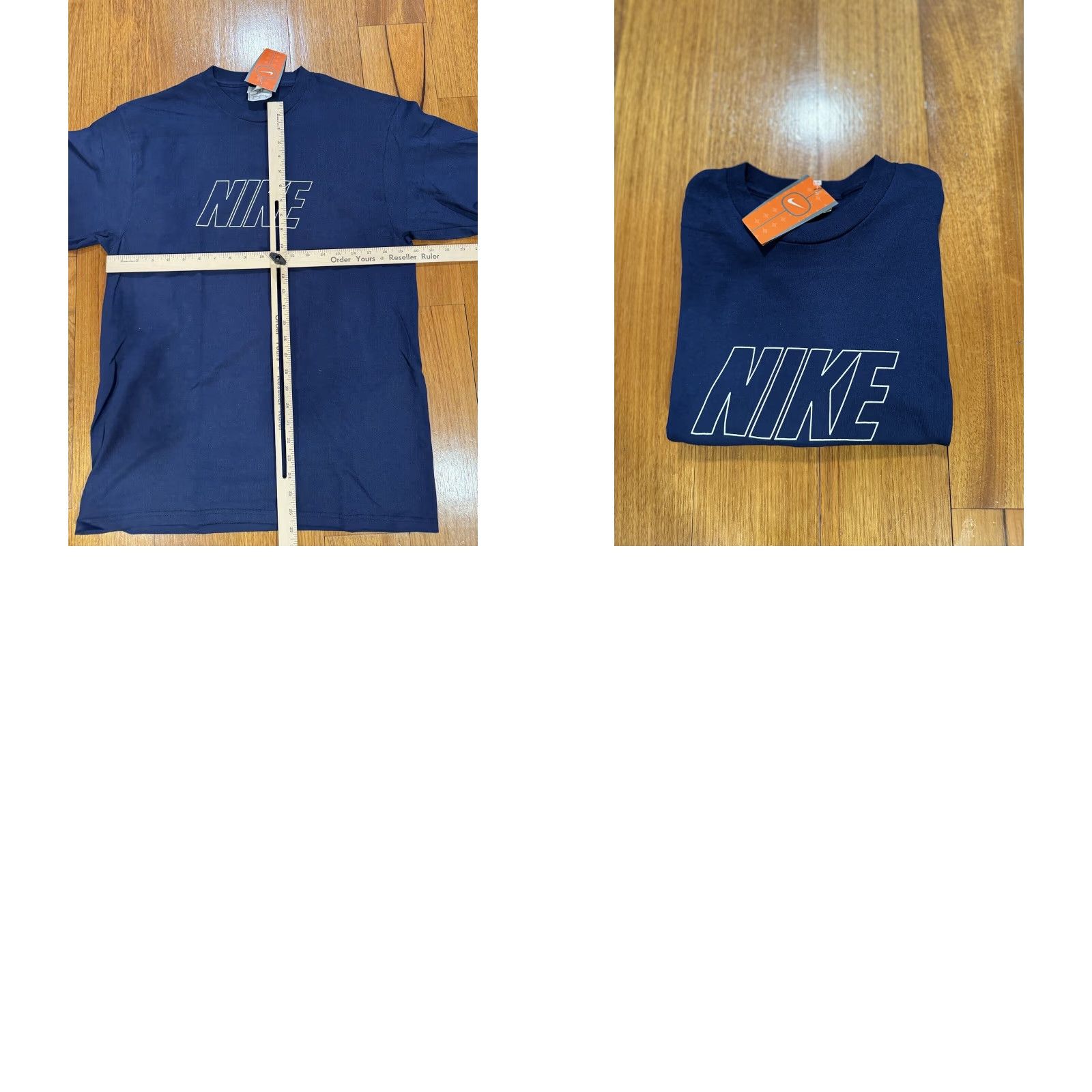 Nike VINTAGE Nike Spellout T-shirt 90s Medium USA Made New W/ Tags Deadstock Blue Shirt Mens M Nike Sportswear Logo 90s Sports Theme Size US M / EU 48-50 / 2 - 9 Thumbnail