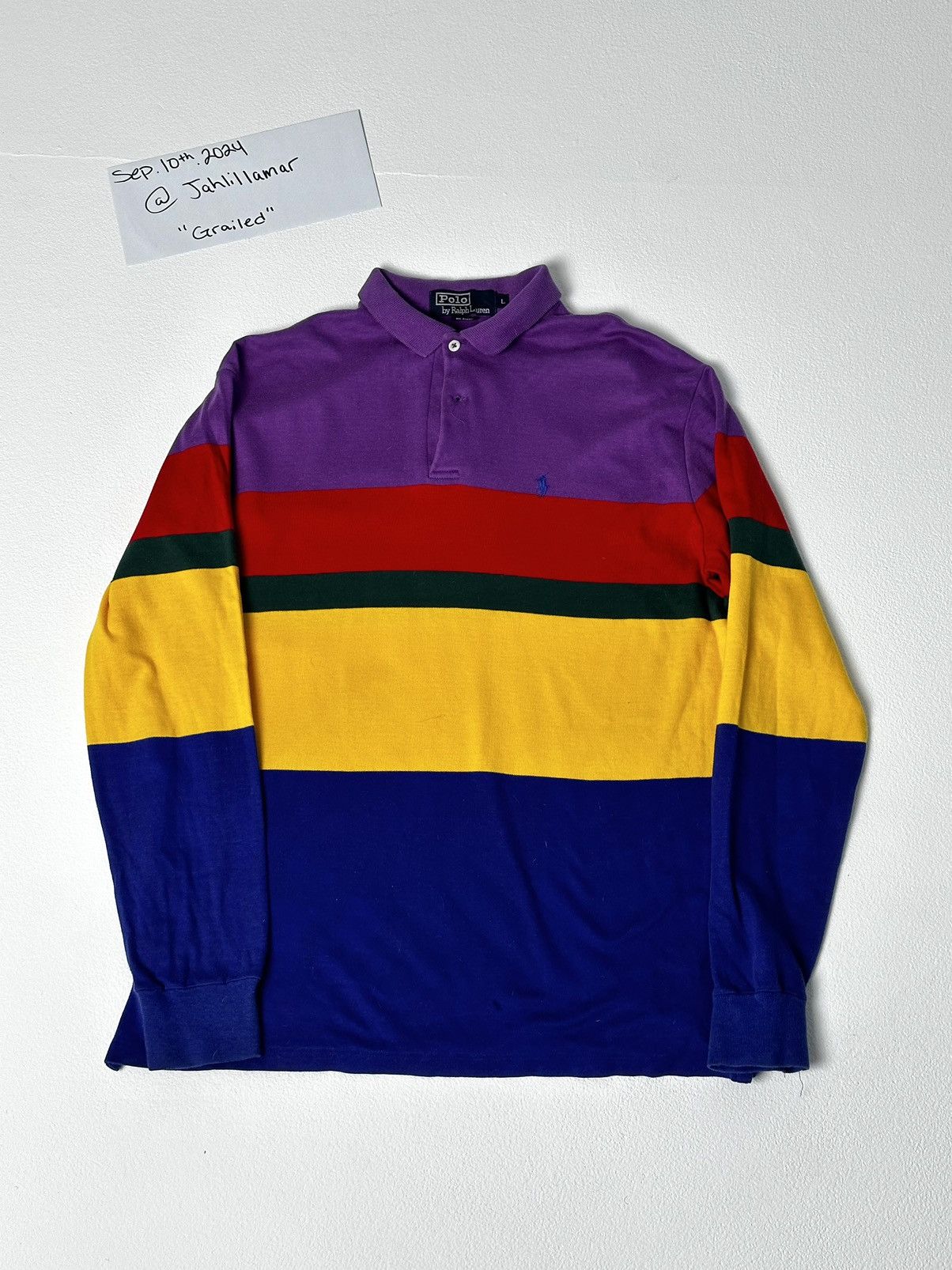 Polo Ralph Lauren Multi Color Polo Ralph Lauren Size US L / EU 52-54 / 3 - 2 Thumbnail
