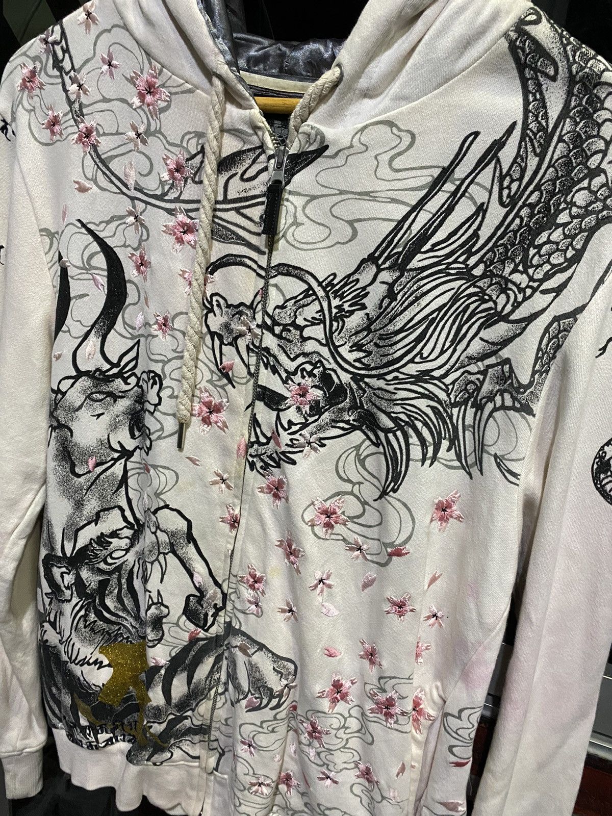 Dragonfly Japanese Dragon Graphic Hoodie Size US L / EU 52-54 / 3 - 3 Thumbnail