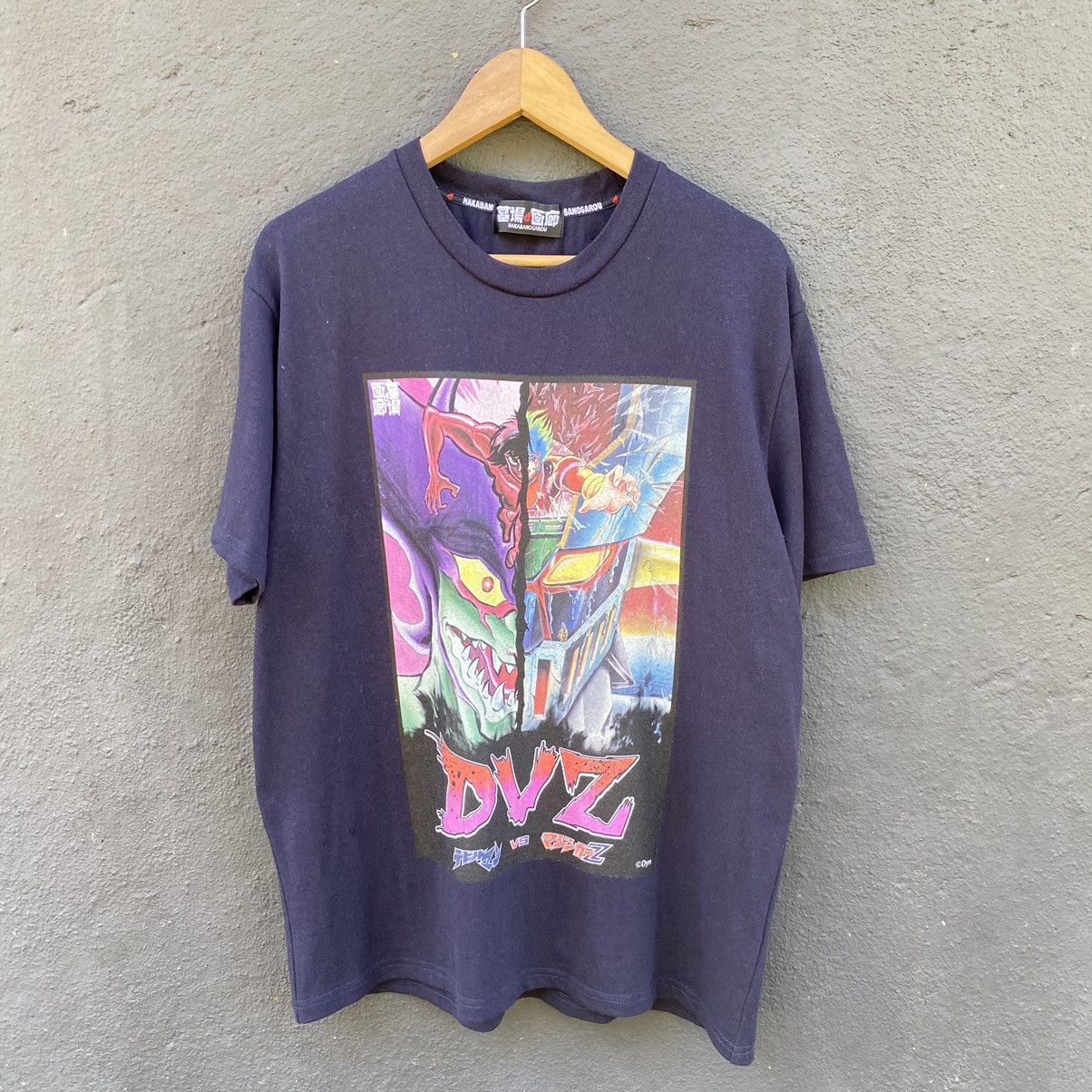 Anime RARE Devilman VS Mazinger Z Japan Anime x Hakabanogarou Tee Size US L / EU 52-54 / 3 - 1 Thumbnail