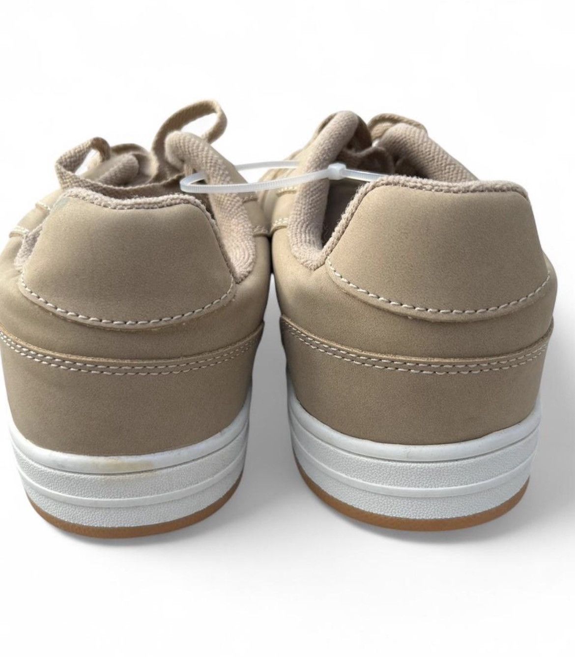 Nautica Y2K Deadstock Nautica Beige Tan Low-Top Sneakers Gum Sole Size US 7 / EU 40 - 3 Thumbnail