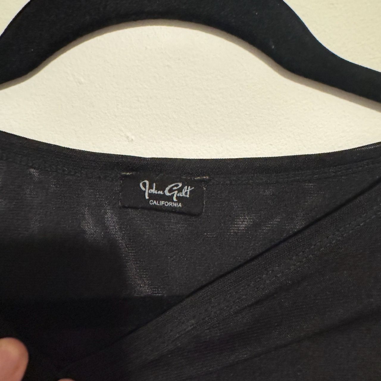 Brandy Melville John Galt Black Long Sleeve Top Size ONE SIZE - 3 Thumbnail