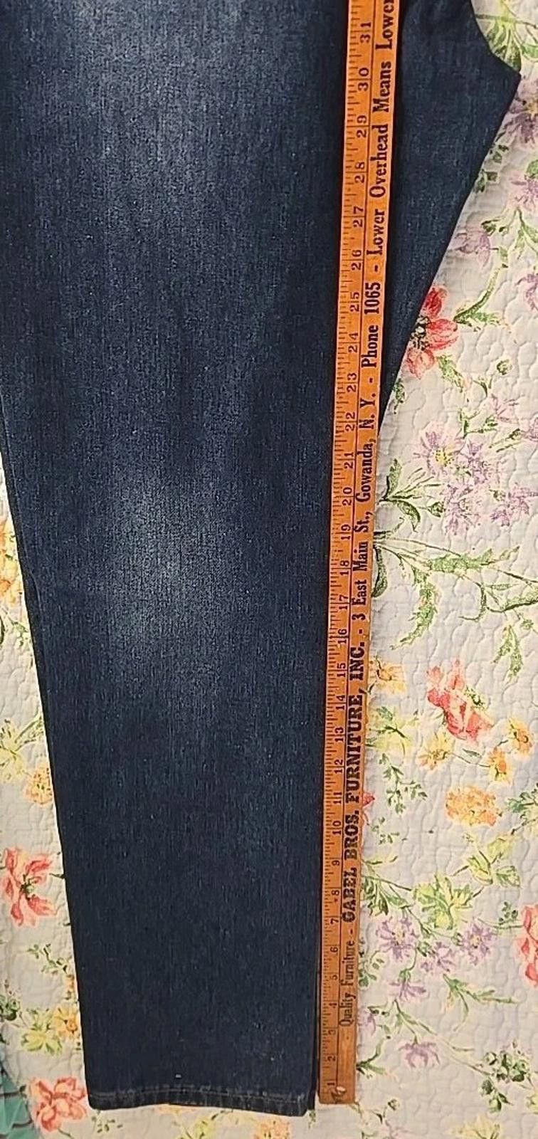 The Unbranded Brand JEANS Denim Overalls Women's Size XL Medium Wash Distressed Size 40" / US 18 - 9 Thumbnail