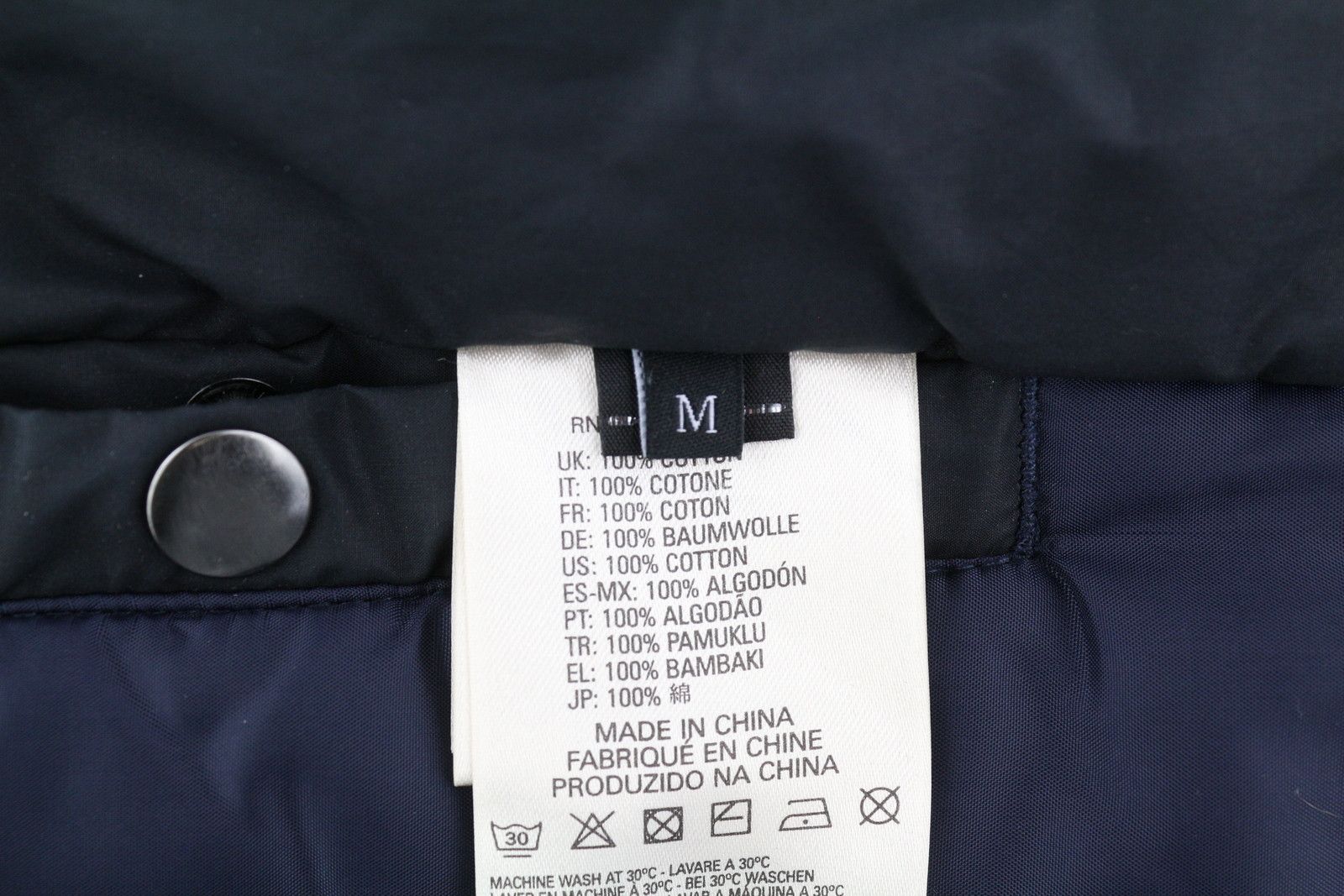 Diesel M Black Full Zip Hooded Insulated Drawstring Lined 86368 Size US M / EU 48-50 / 2 - 9 Thumbnail