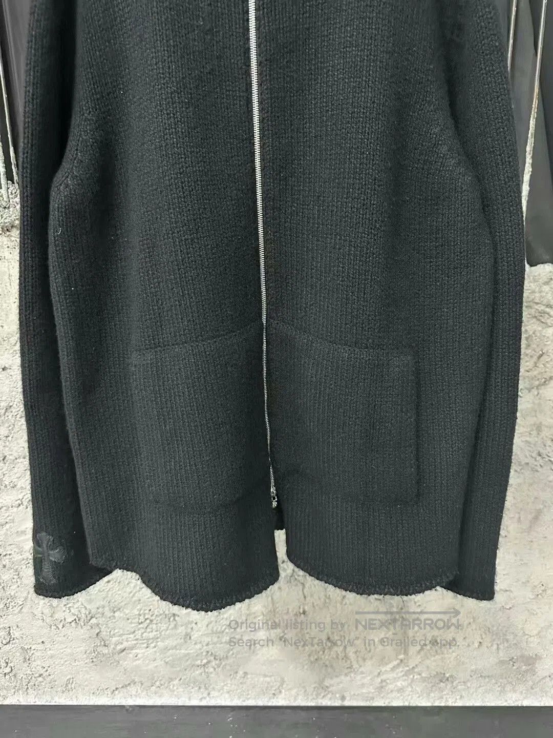 Chrome Hearts chrome hearts wool leather zip jacket coat. Size US L / EU 52-54 / 3 - 3 Thumbnail