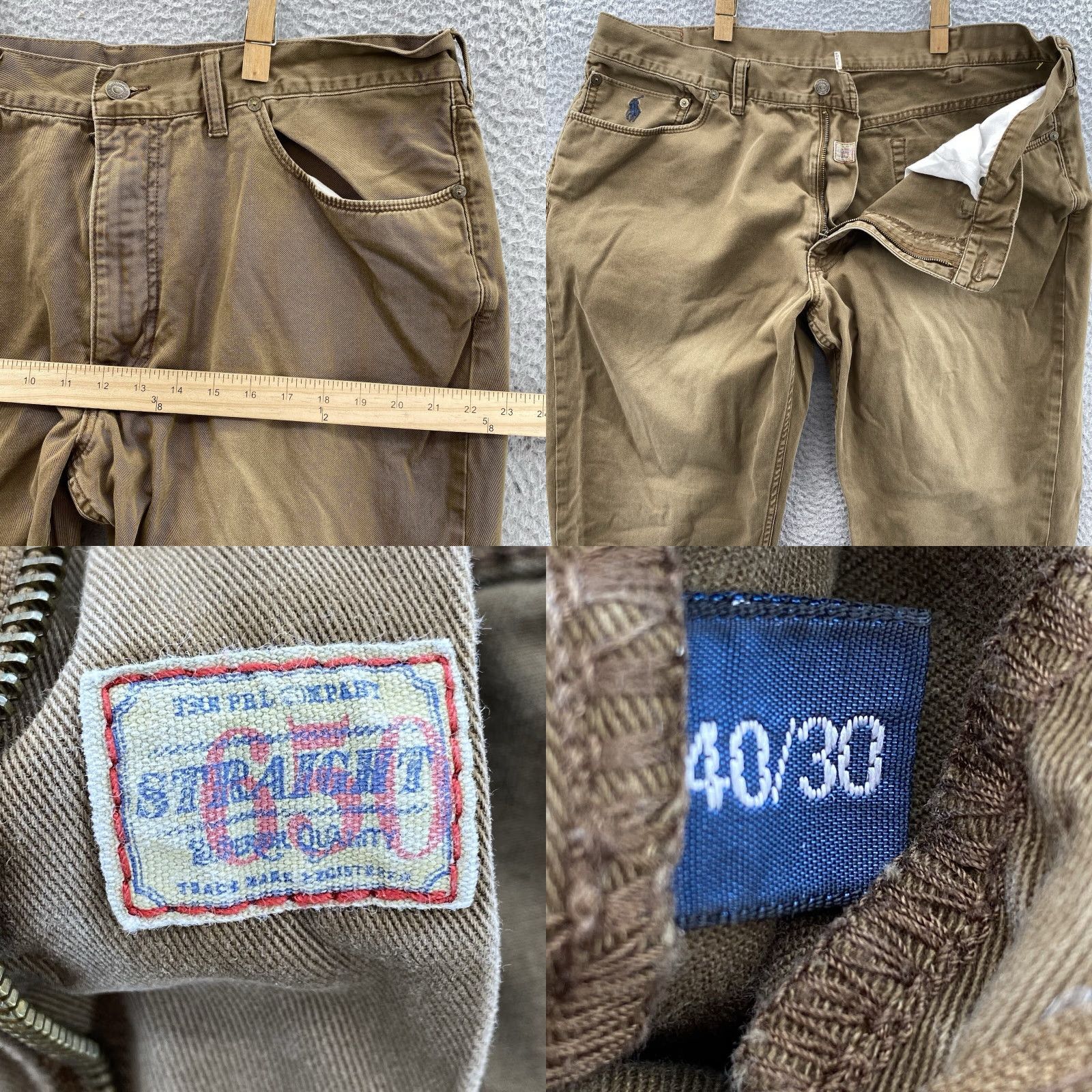 Polo Ralph Lauren Polo Ralph Lauren 650 Jeans 39x29 Brown Classic Preppy Y2k Men's 650 Straight Button Fly 36 Brown Jeans Polo Ralph Lauren 650 Size US M / EU 48-50 / 2 - 8 Thumbnail