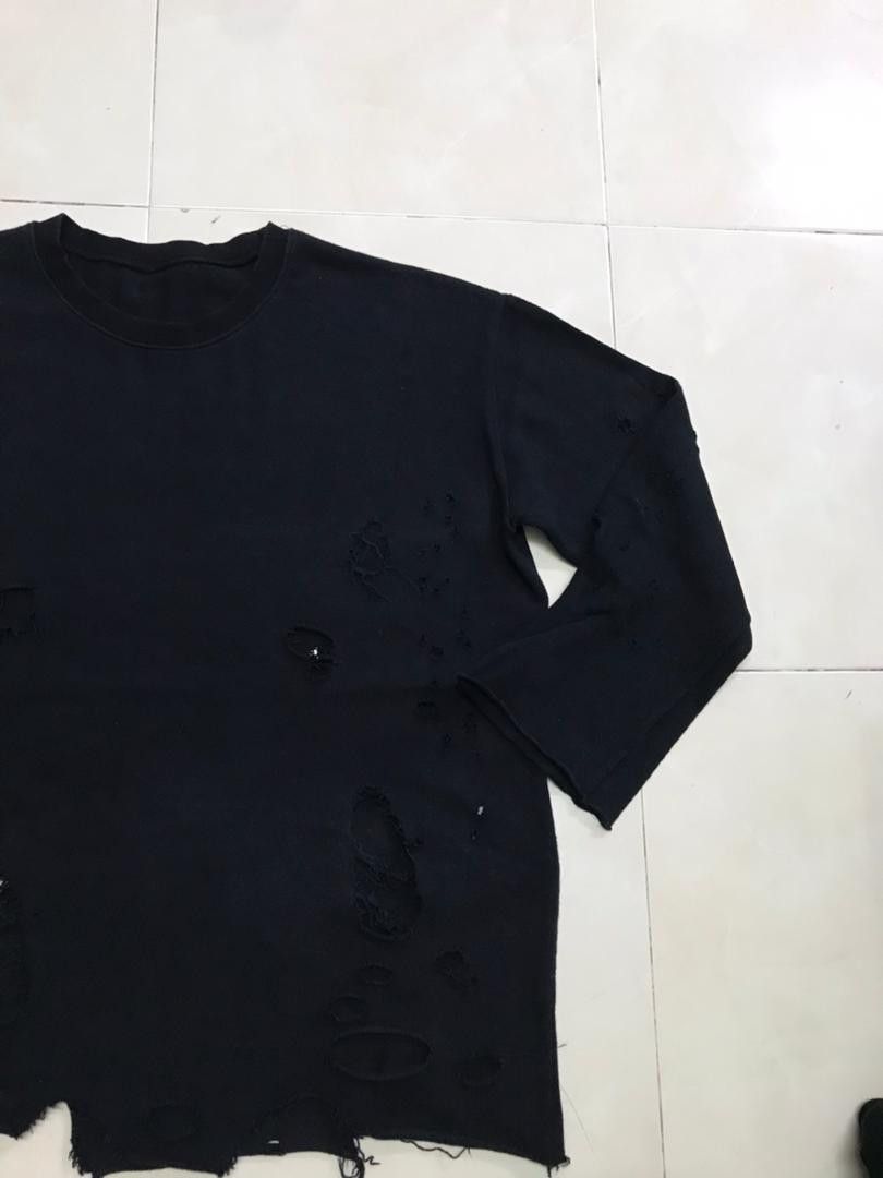 Japanese Brand DISTRESSED PUNK ROCK STYLE SHIRT Size US L / EU 52-54 / 3 - 4 Thumbnail