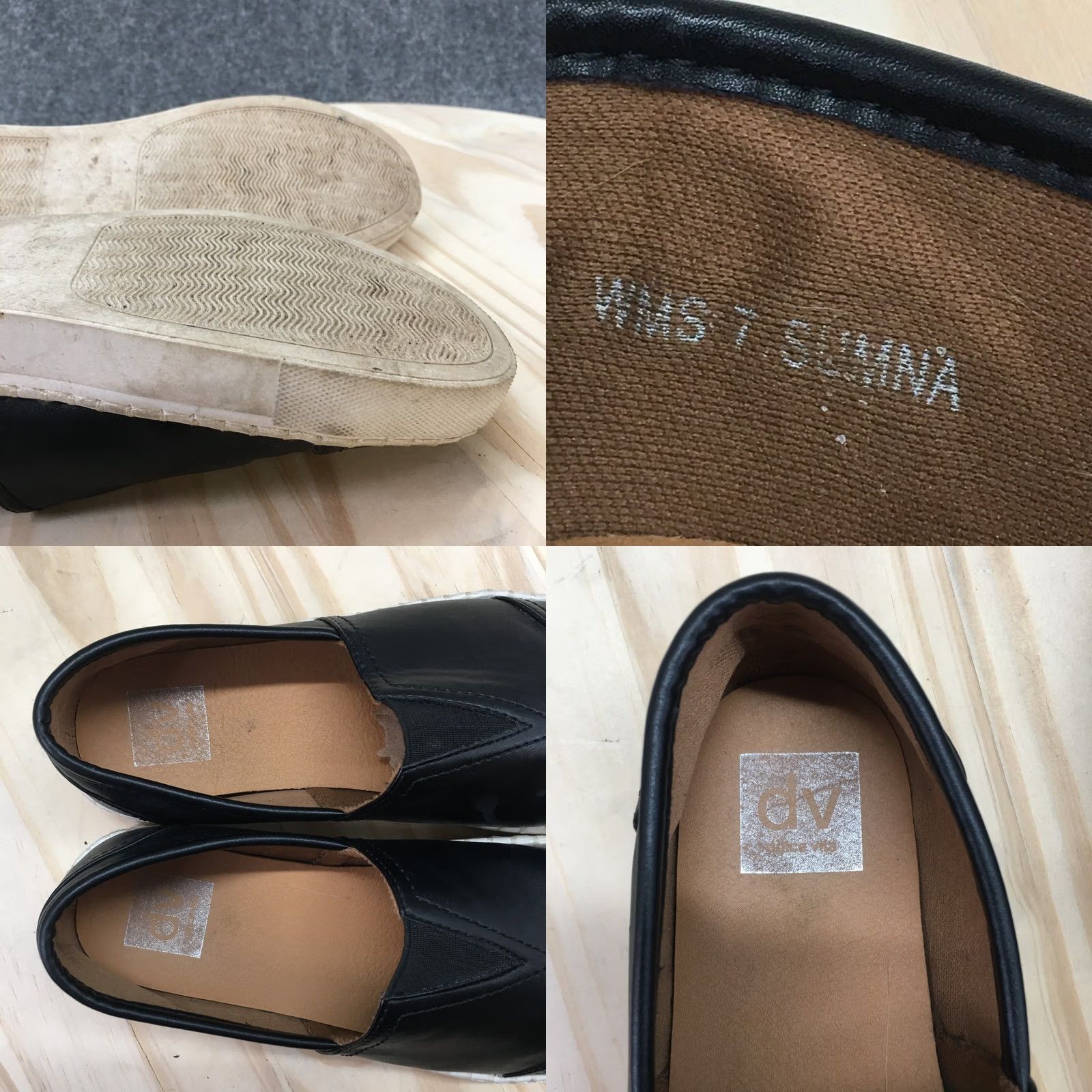 Dolce Vita Dolce Vita Loafer Womens 7 Black Sumna Round Toe Slip On Casual Comfort Leather Shoe Size US 7 / IT 37 - 9 Thumbnail