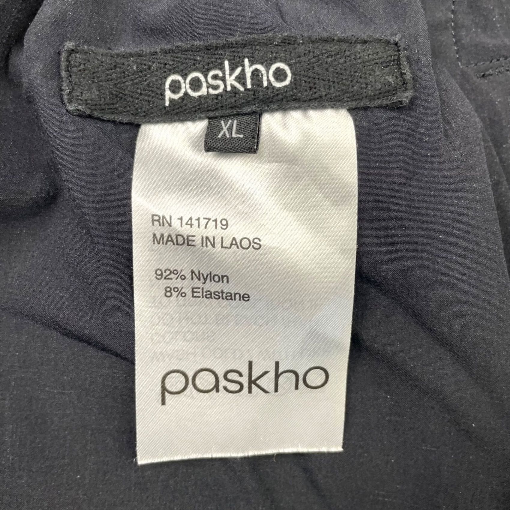 Vintage Paskho Men’s Performance Pants Black XL Drawstring Waist Nylon Spandex Track Bootcut Mentions: Casual, Regular Inseam 32" Size US 38 / EU 54 - 4 Thumbnail