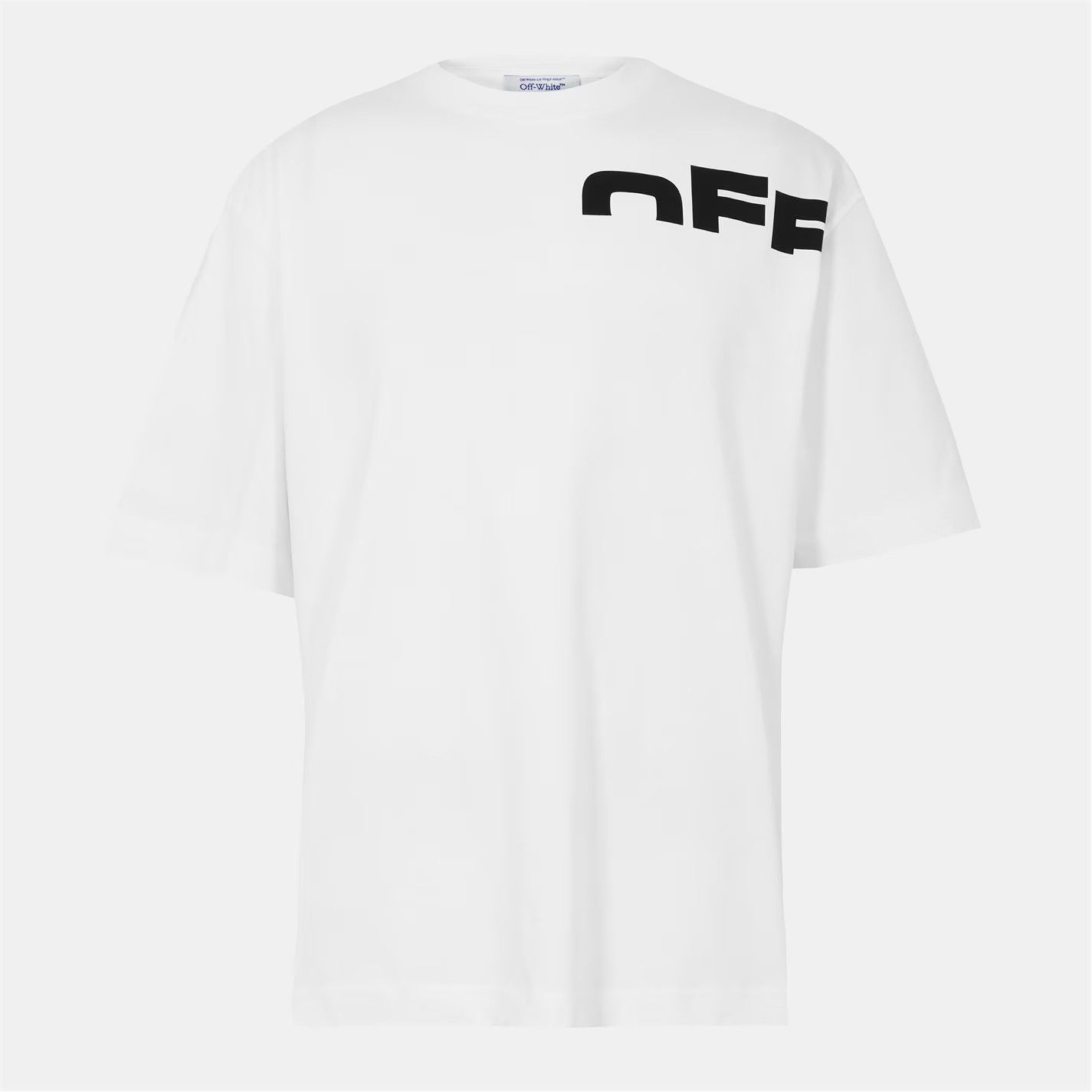 Off-White o1g2r1mq0226 Shred Skate T-Shirt In White Size US M / EU 48-50 / 2 - 1 Thumbnail