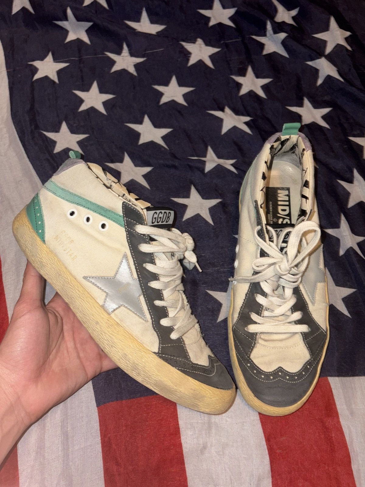 Golden Goose Golden Goose Mid Skate Shoes Size US 7.5 / EU 40-41 - 1 Thumbnail
