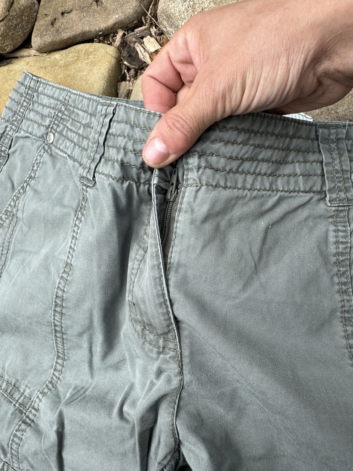 Vintage Vintage Cargo Bondage Y2k Baggy Pants Size 27" / US 4 / IT 40 - 4 Thumbnail