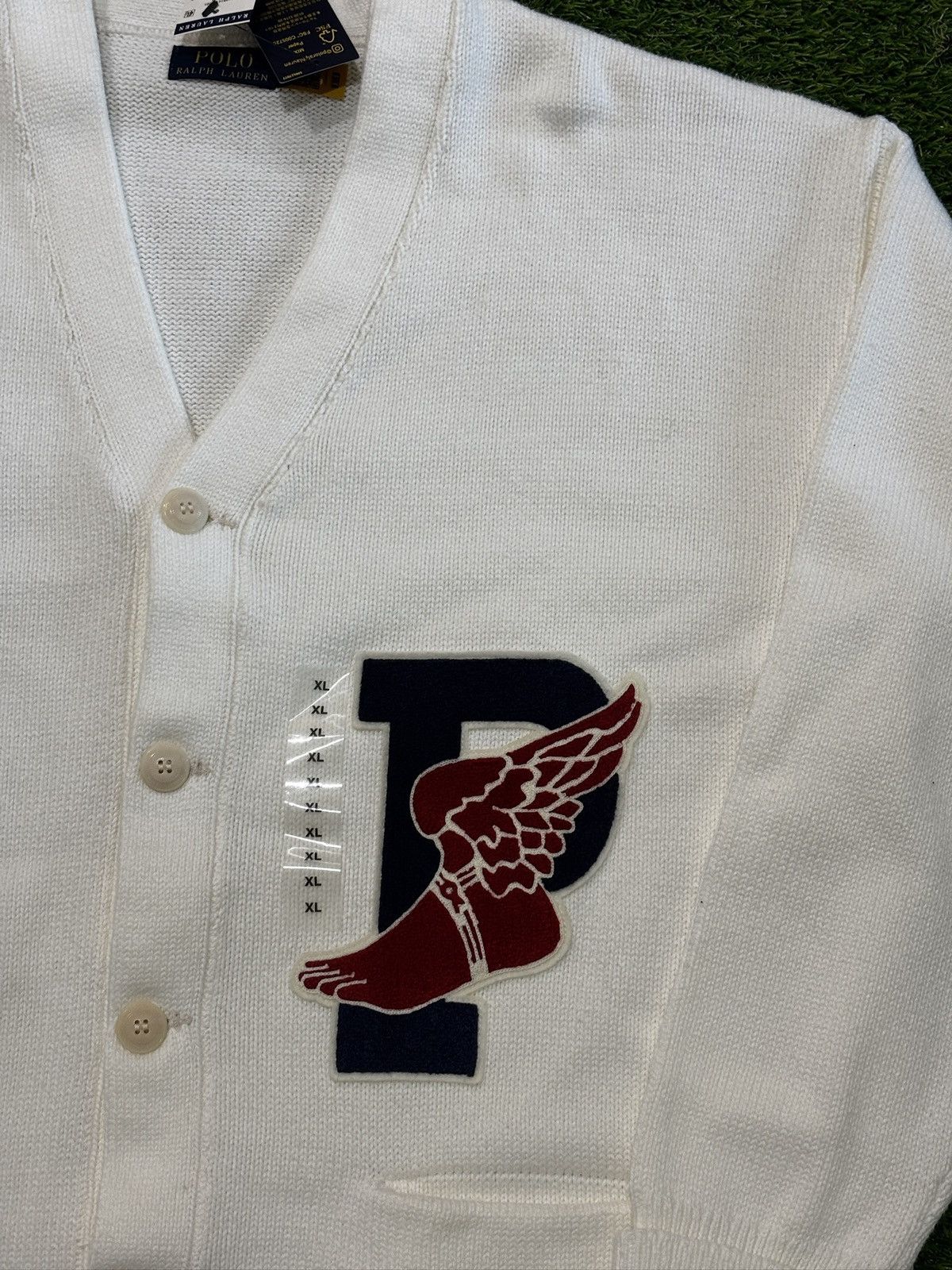 Polo Ralph Lauren Ralph Lauren Polo stadium P wing cardigan Size US XL / EU 56 / 4 - 2 Thumbnail