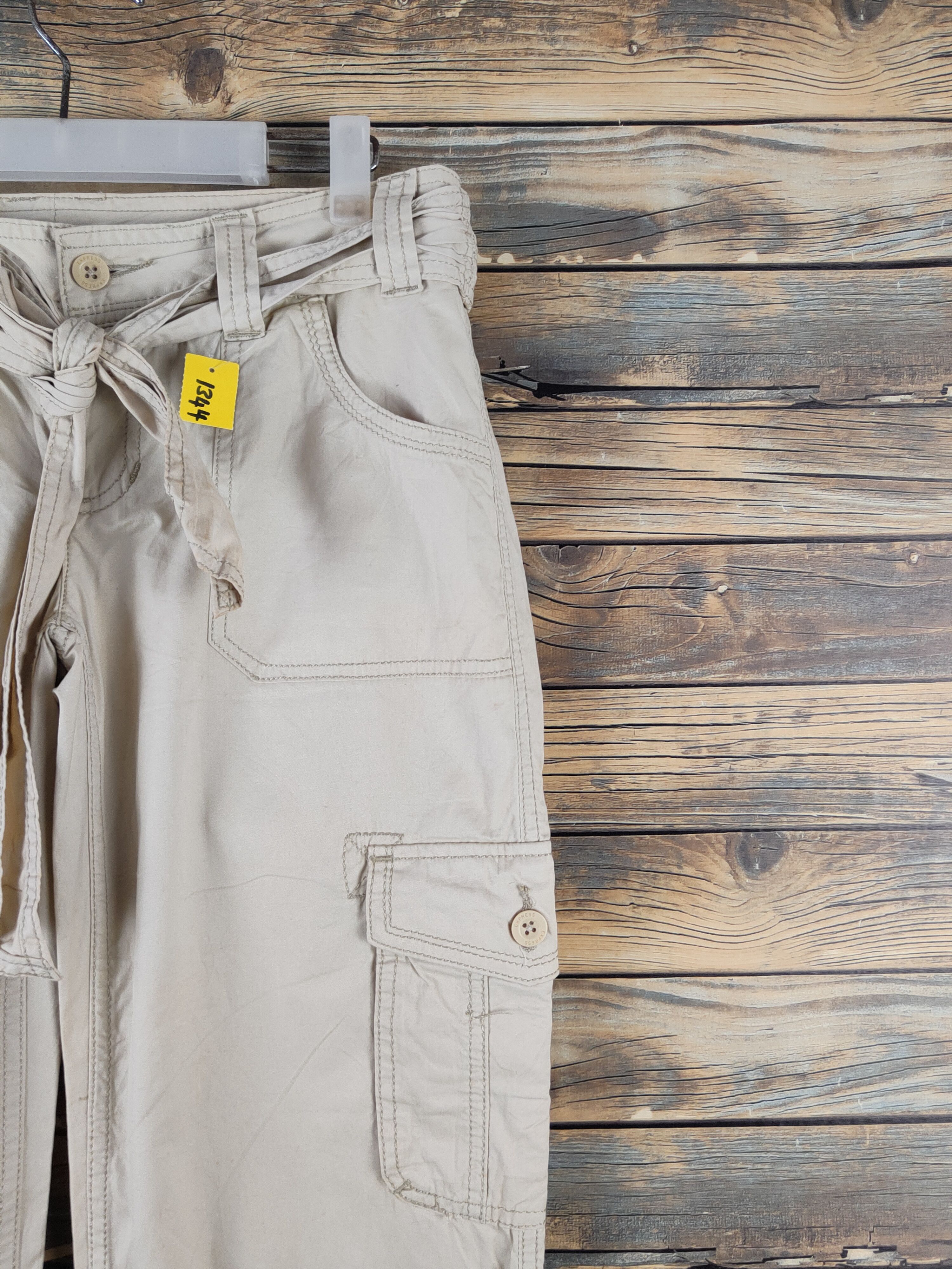 Japanese Brand DL Express Ivory Multipocket Tactical Cargo Pants #1344 Size 28" / US 6 / IT 42 - 5 Thumbnail