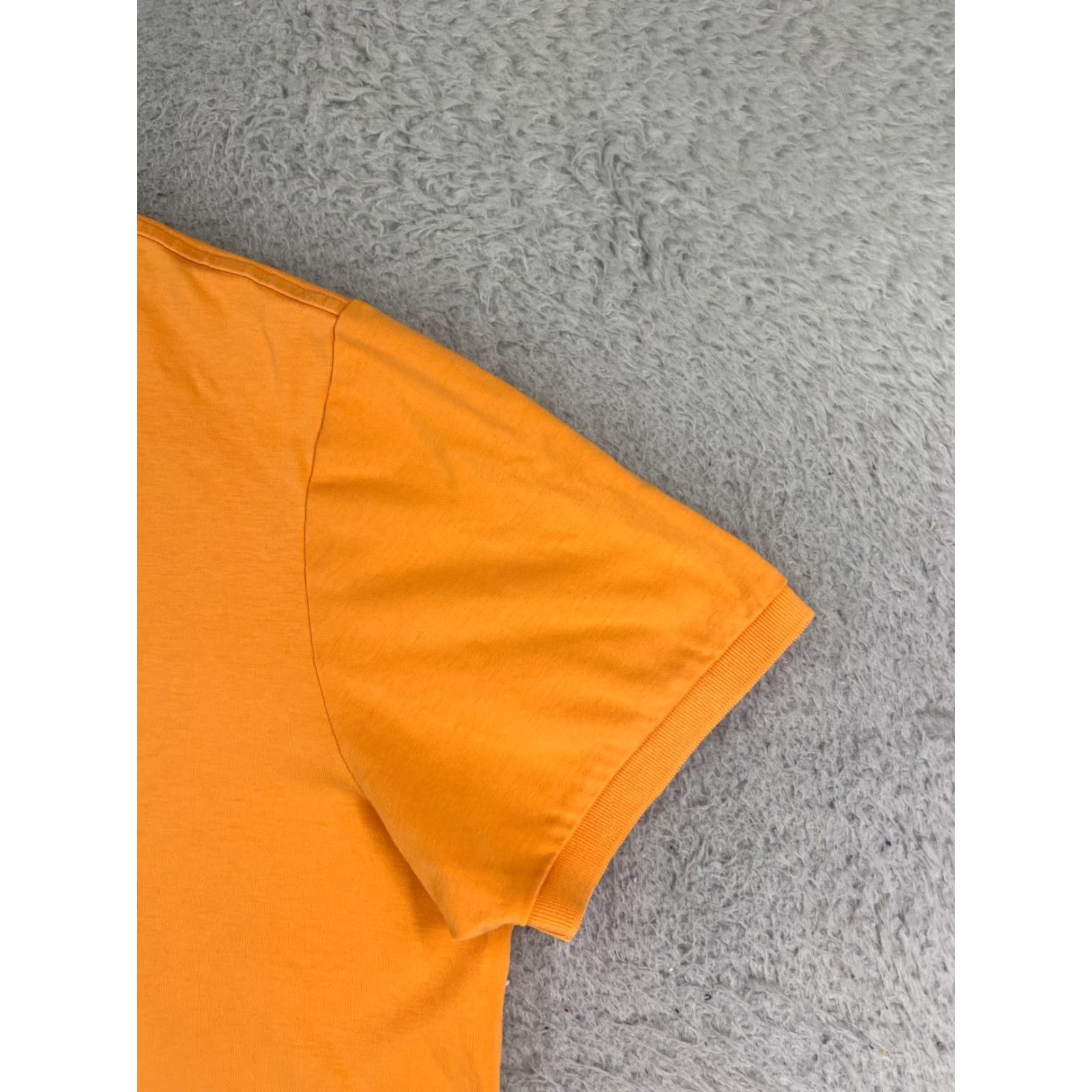 Ralph Lauren VINTAGE Ralph Lauren Polo Shirt Mens XL Orange Interlock Cotton Jersey Polo Shirt Size US XL / EU 56 / 4 - 2 Thumbnail