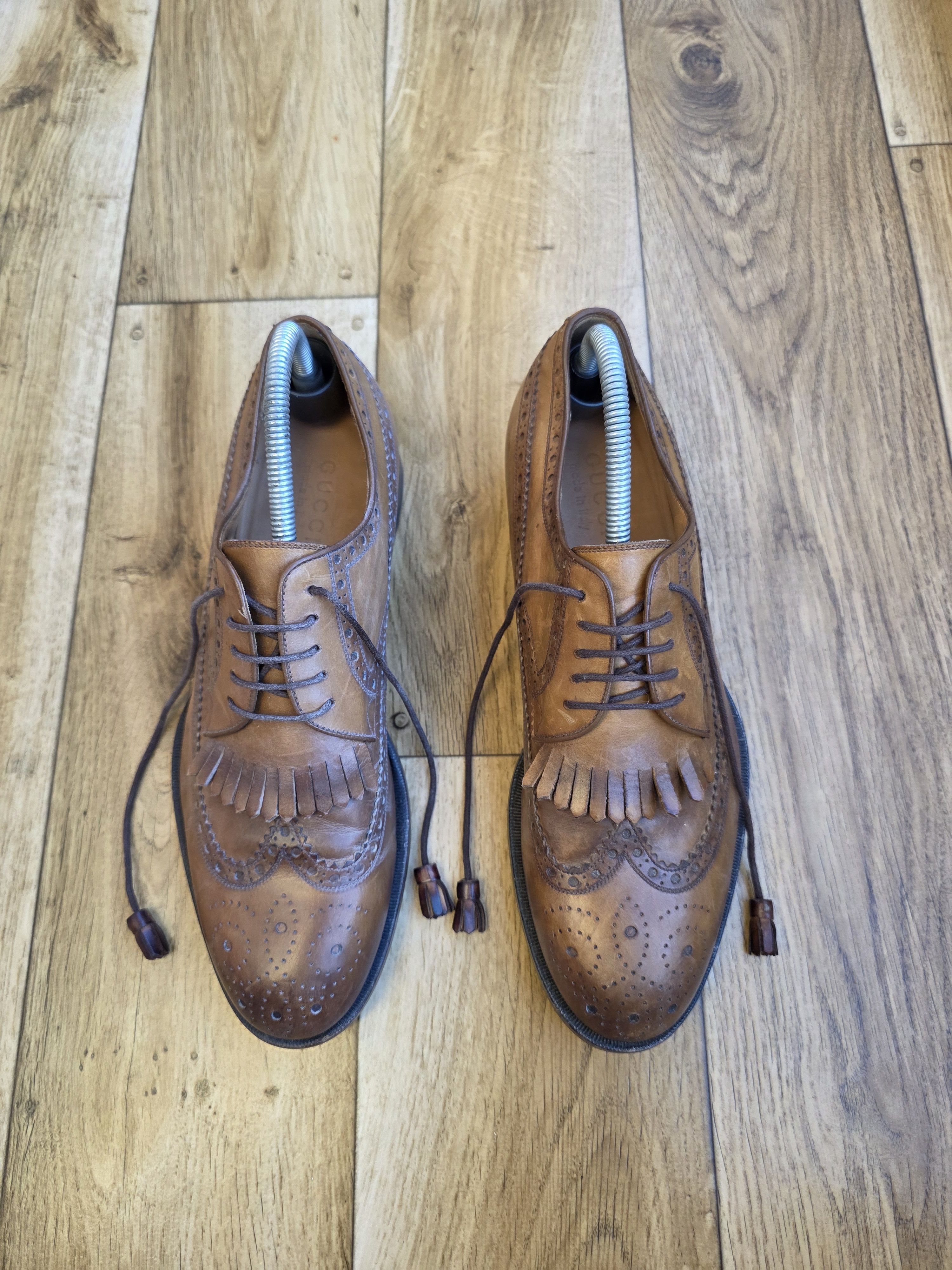 Gucci Gucci Leather Lace Up Size US 9 / EU 42 - 13 Thumbnail