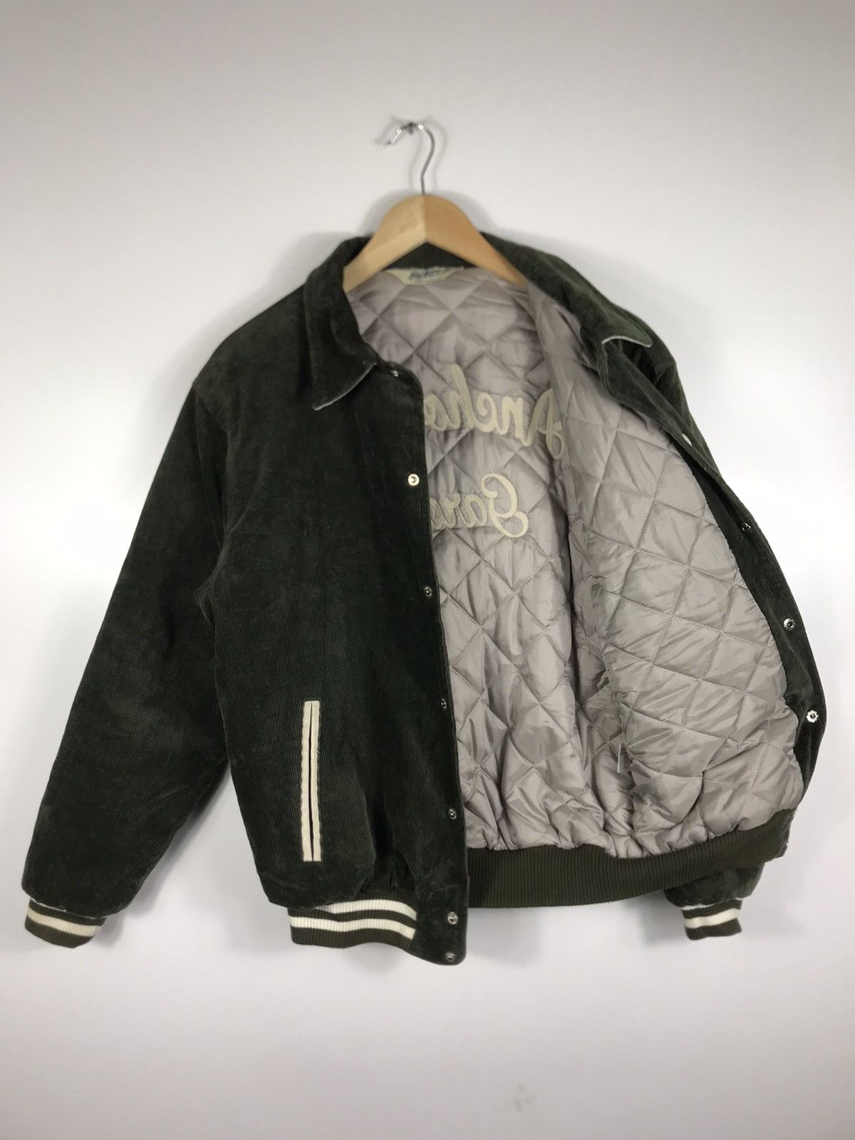 Vintage ⚡️Vintage Backers Corduroy Varsity Jacket Size US L / EU 52-54 / 3 - 9 Thumbnail