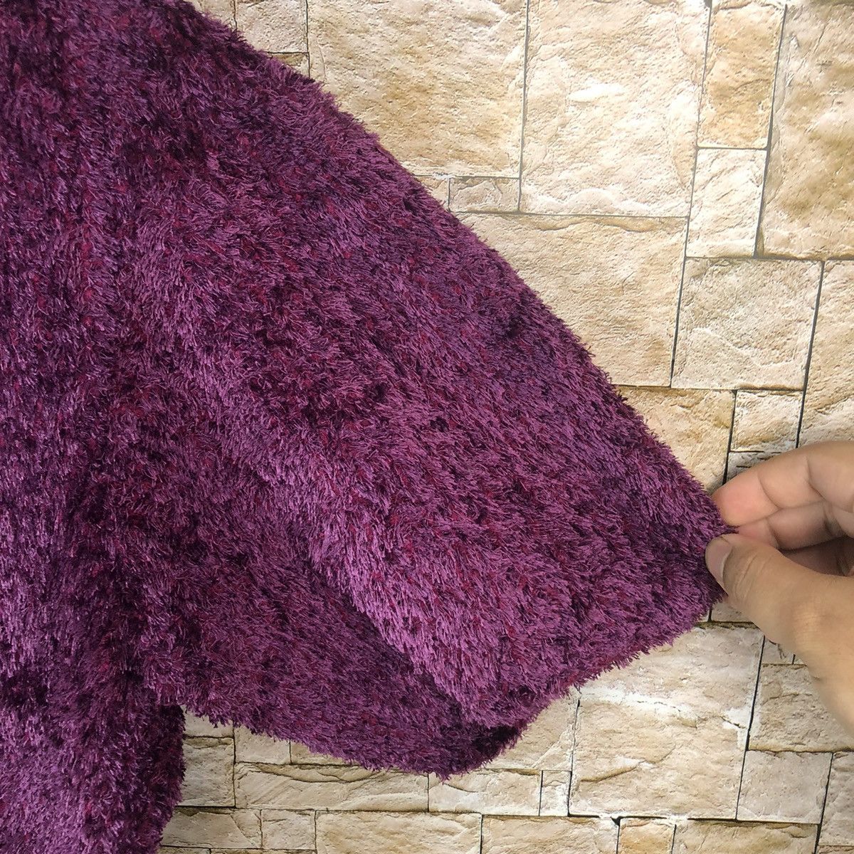 Homespun Knitwear × Japanese Brand Japanese Brand Purple Knitwear #A908 Size S / US 4 / IT 40 - 8 Thumbnail