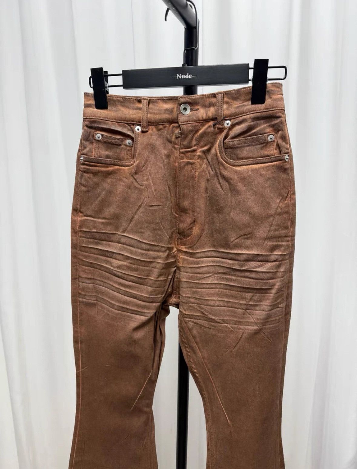 Rick Owens Rick Owens Mud-dyed Flared Pants Size US 28 / EU 44 - 2 Thumbnail