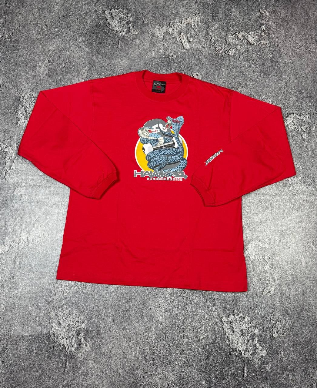 Billabong Y2K Tony Hawk Red Longsleeve Size US XL / EU 56 / 4 - 2 Thumbnail