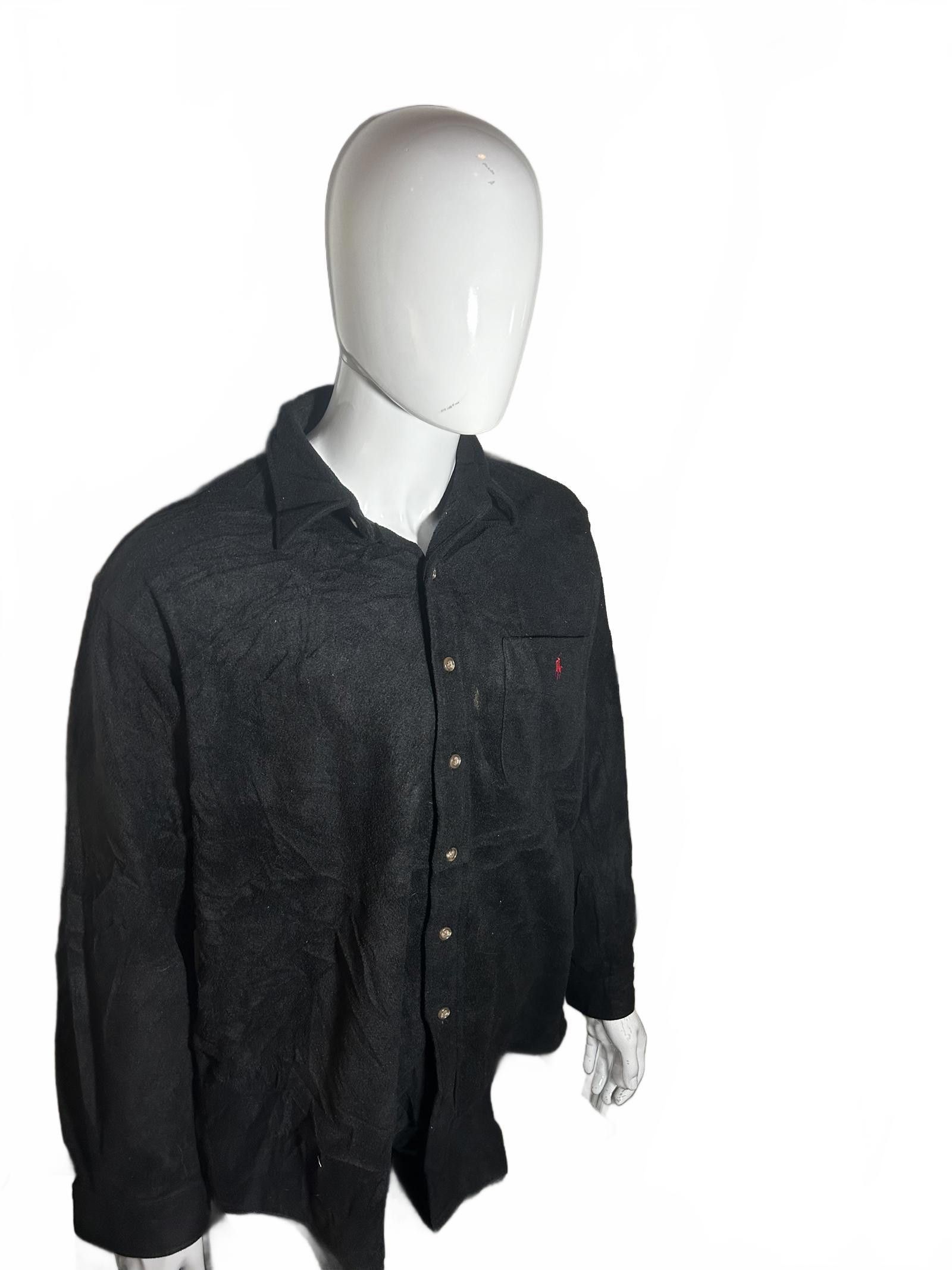 Polo Ralph Lauren Polo Ralph Lauren Flannel Shirt – Classic Black Style Size US L / EU 52-54 / 3 - 2 Thumbnail