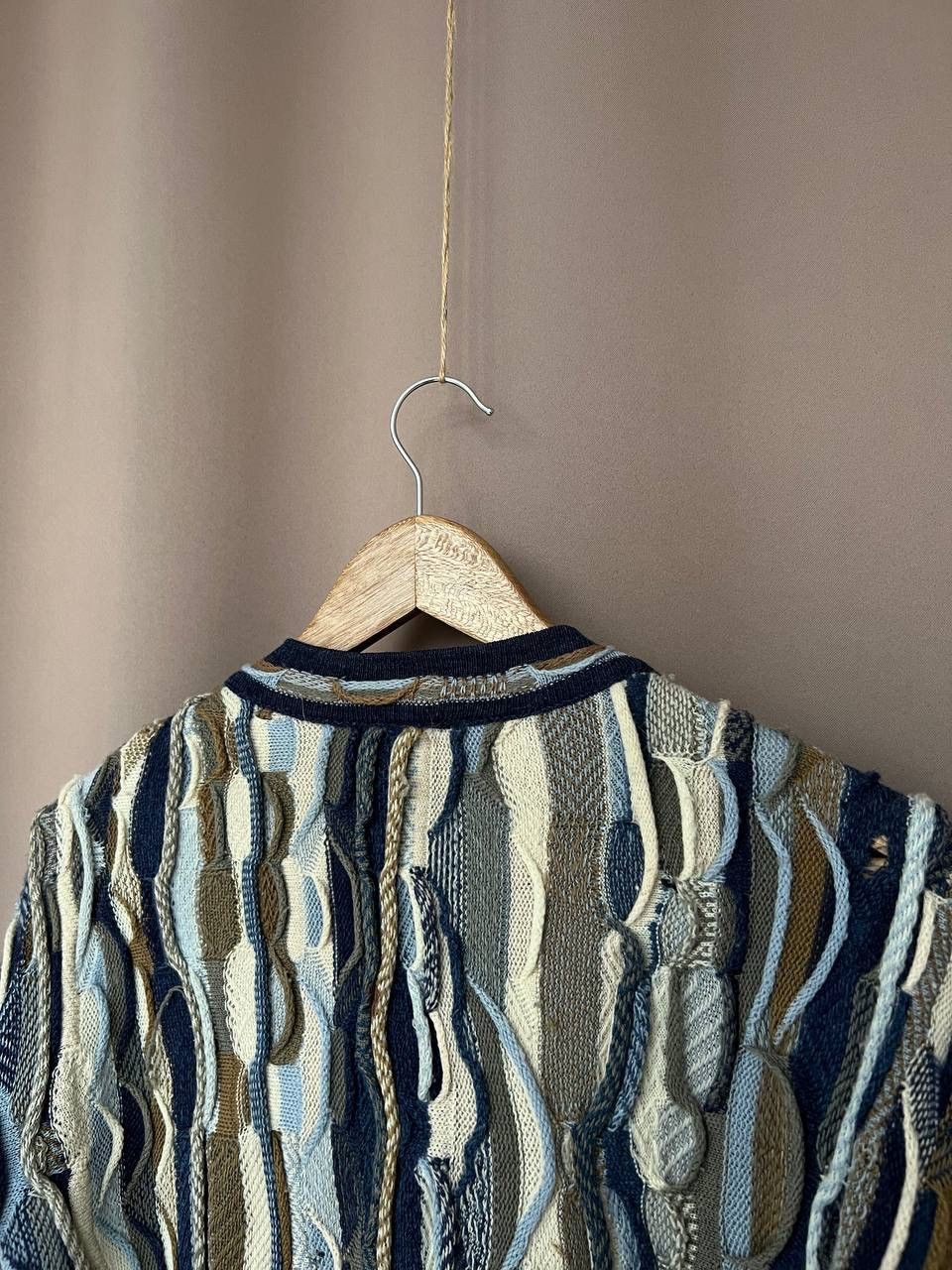 Coogi Limnos 3D Knit Coogi Style Cardigan Sweater Men M Wool Size US M / EU 48-50 / 2 - 8 Thumbnail