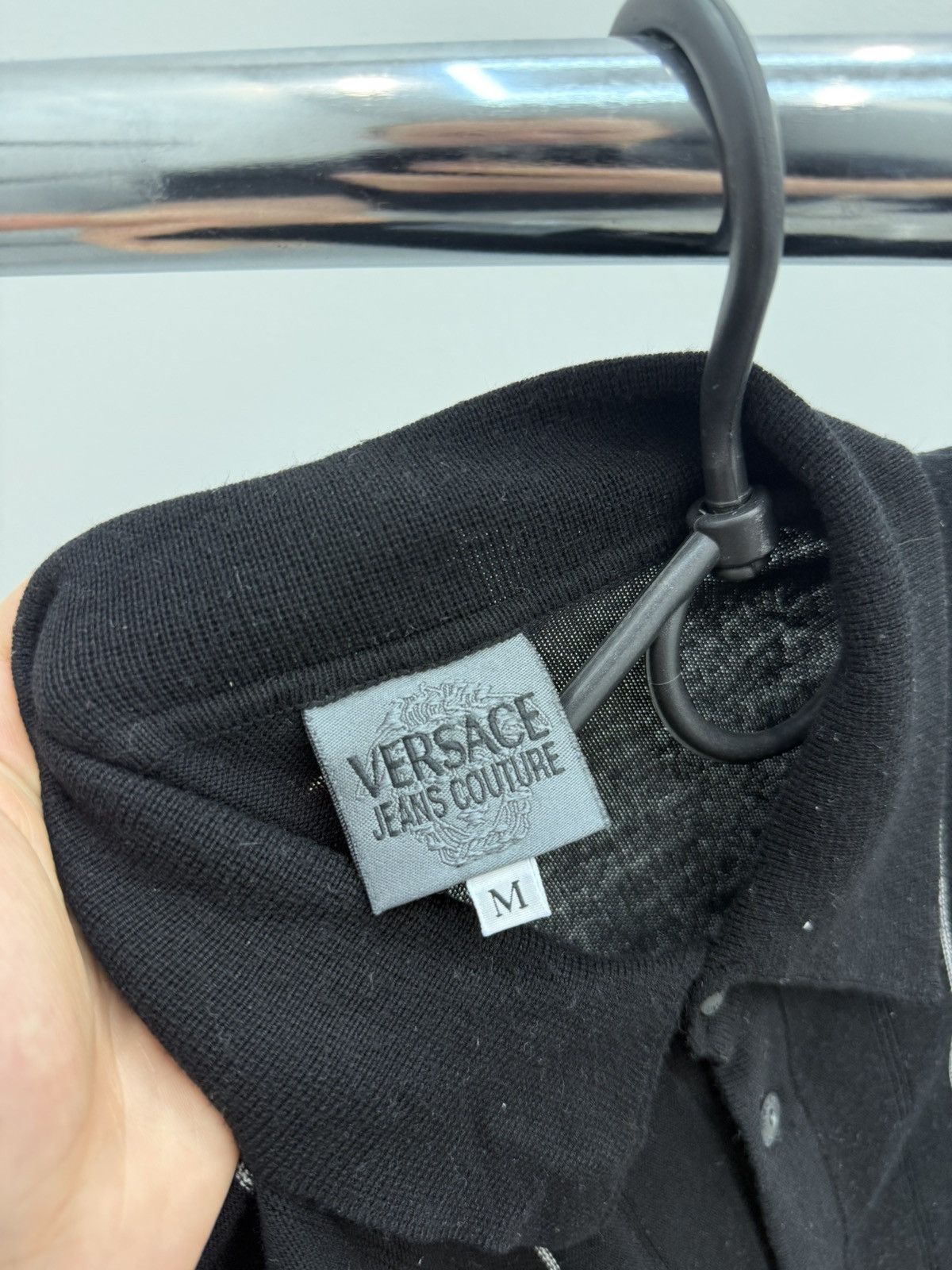 Versace Jeans Couture Vintage Versace Jeans Couture Striped Button Up Polo Shirt Size US M / EU 48-50 / 2 - 3 Thumbnail