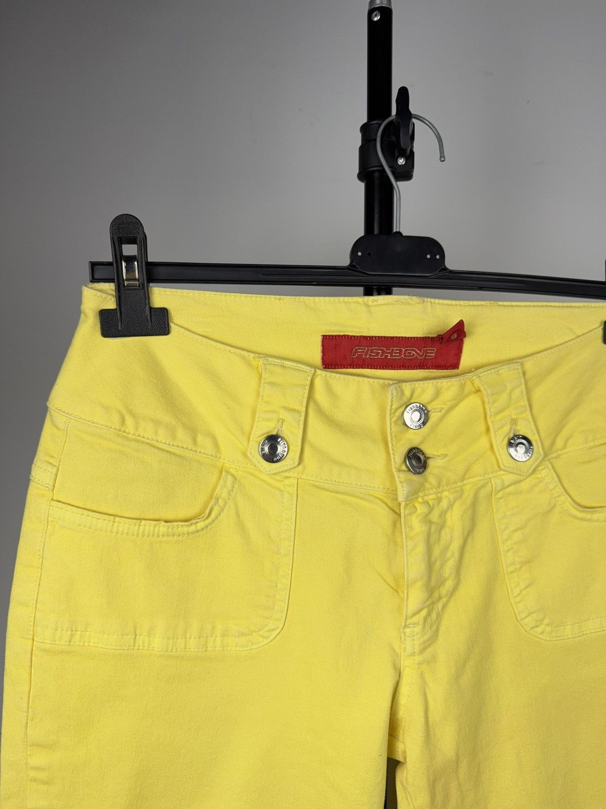Japanese Brand Vntg 00s Fishbone Avant Garde Sk8 Y2K Flare Low Rise Pants Size 28" / US 6 / IT 42 - 8 Thumbnail